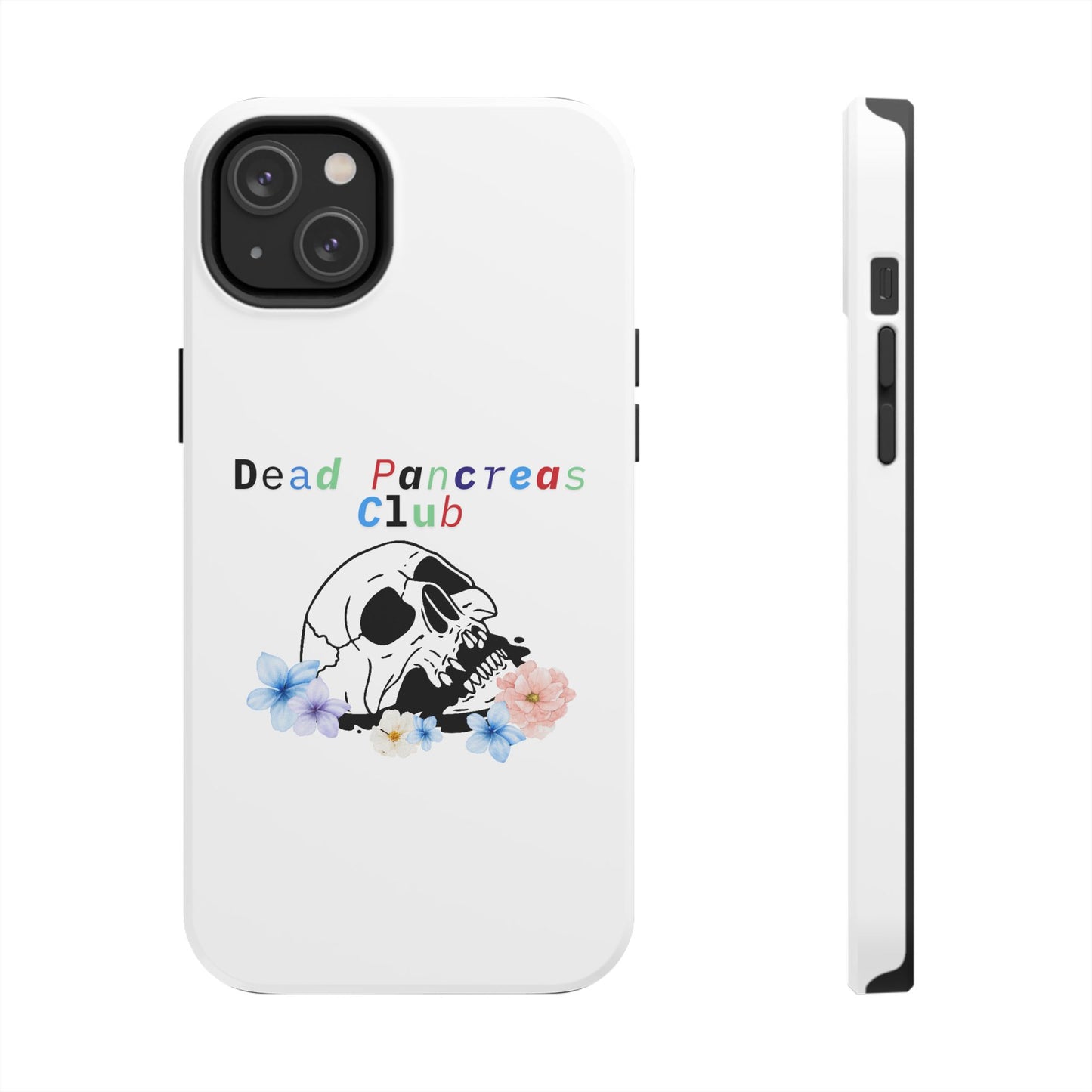 Skull & Flowers Dead Pancreas Club - Phone Case The Diabuddies Store Mobile Phone Cases $18.23
