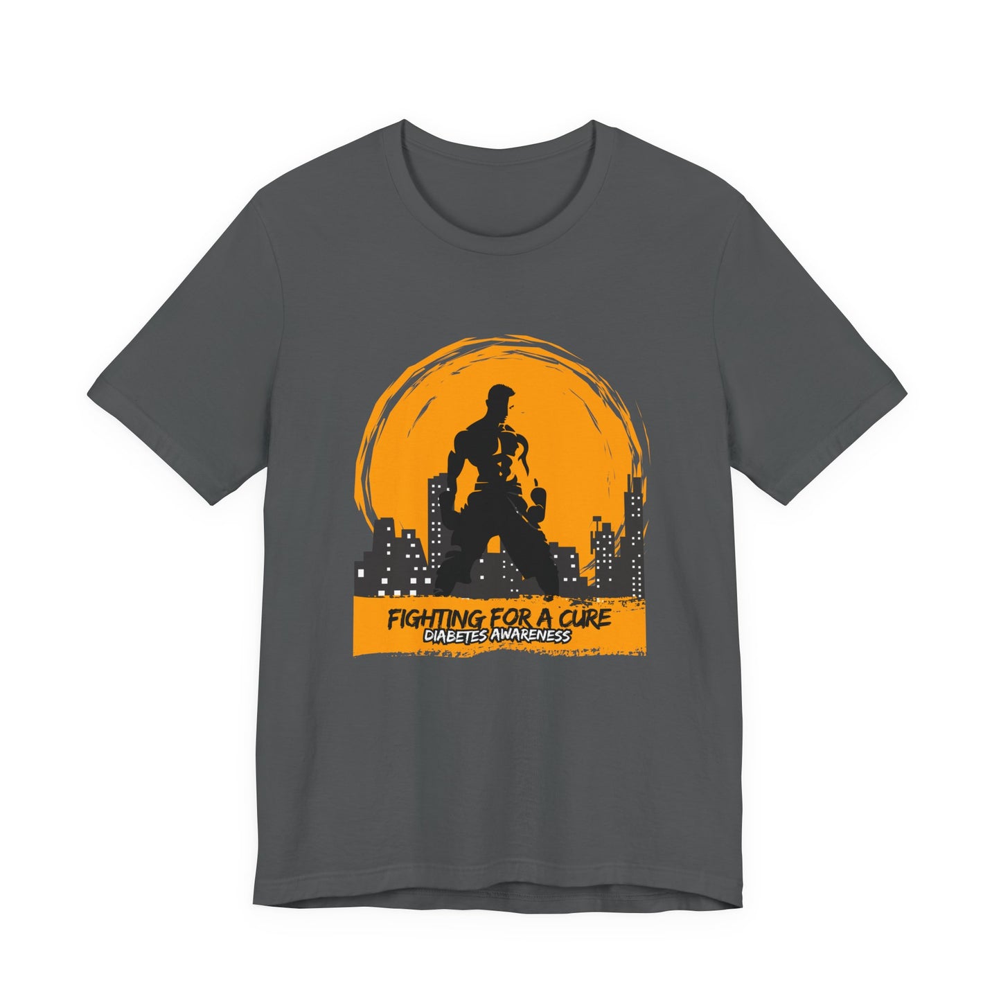 The Diabuddies Store Fighting for a Cure - Unisex Tee Fighting for a Cure - Unisex Tee: Make a statement that matters with this Unisex Tee. This comfortable and versatile shirt is a powerful way to raise awareness and spark conversations. Wear it proudly