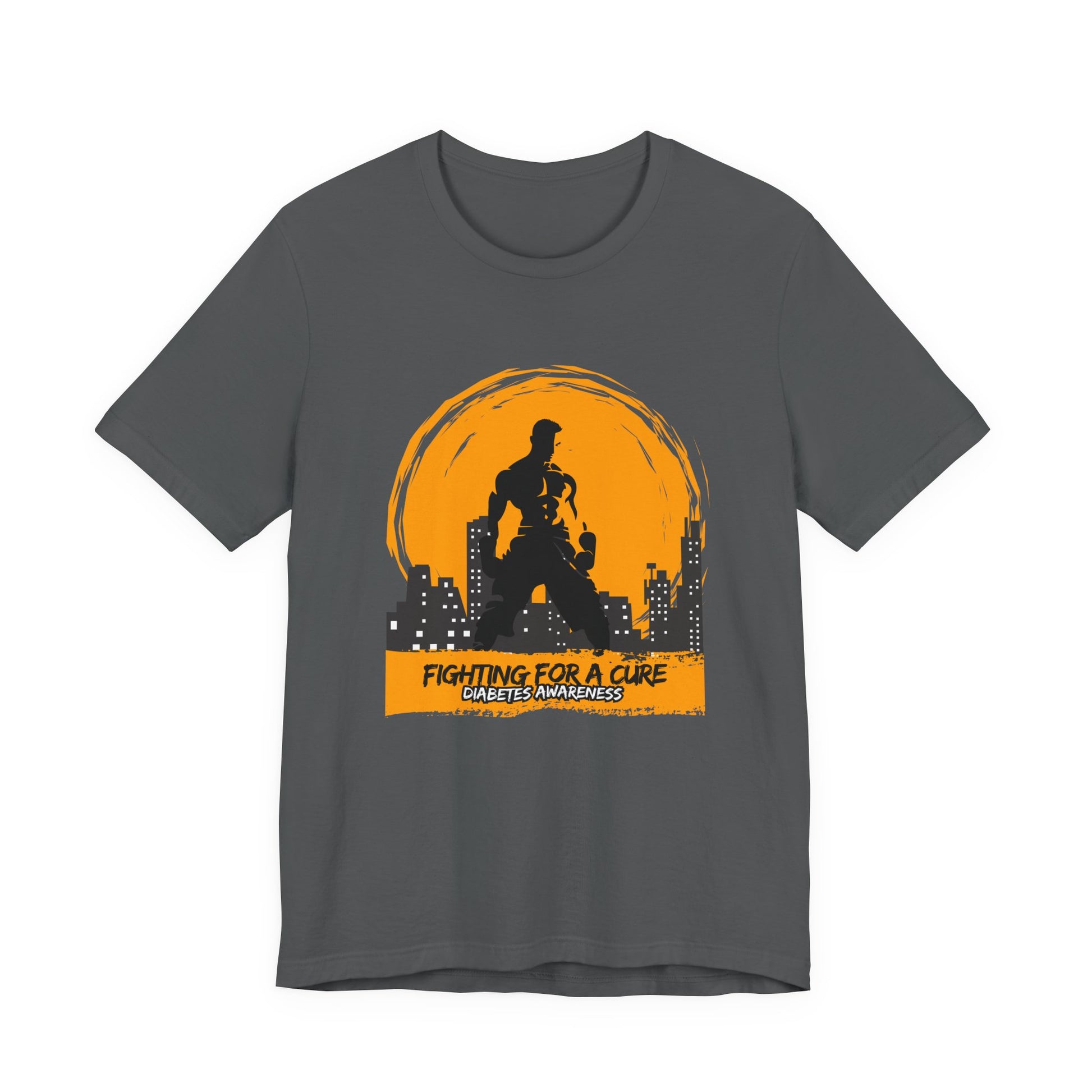 The Diabuddies Store Fighting for a Cure - Unisex Tee Fighting for a Cure - Unisex Tee: Make a statement that matters with this Unisex Tee. This comfortable and versatile shirt is a powerful way to raise awareness and spark conversations. Wear it proudly