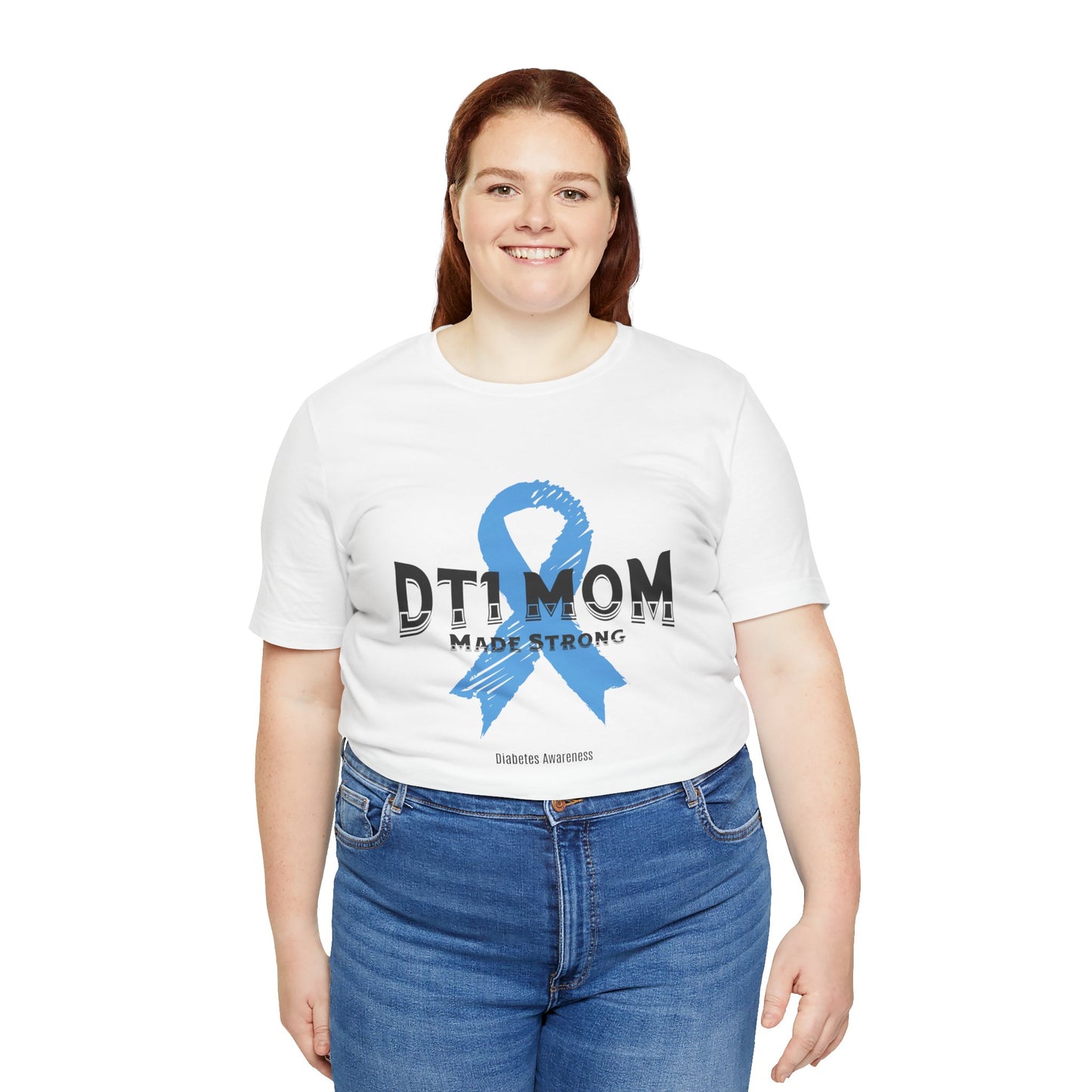 DT1 Mom, Made Strong - Unisex Tee The Diabuddies Store T-Shirts $22.50
