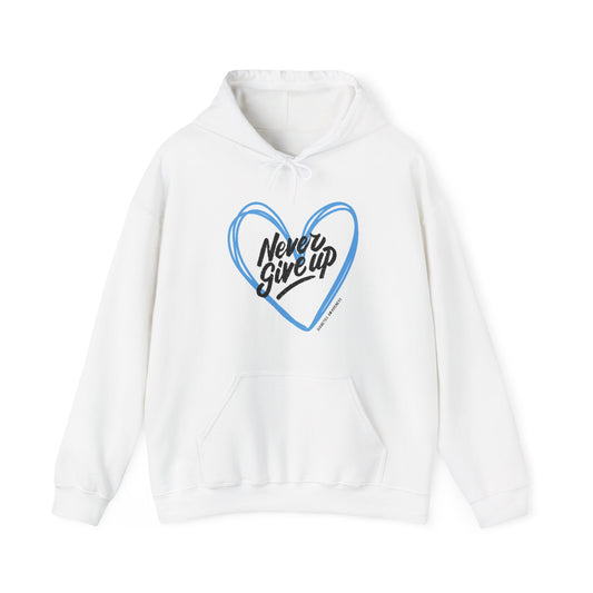 The Diabuddies Store Never Give Up! - Unisex Hoodie Never Give Up! - Unisex Hoodie: Some days are tough, but you're tougher. Our "Never Give Up!" hoodie is more than just comfortable apparel – it's a wearable testament to your unwavering spirit. Hoodies $