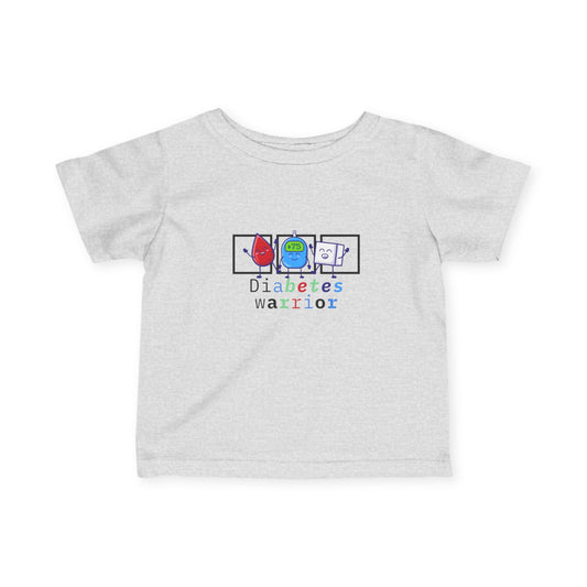 Diabetes Warrior - Infant Tee The Diabuddies Store T-Shirts $16.54