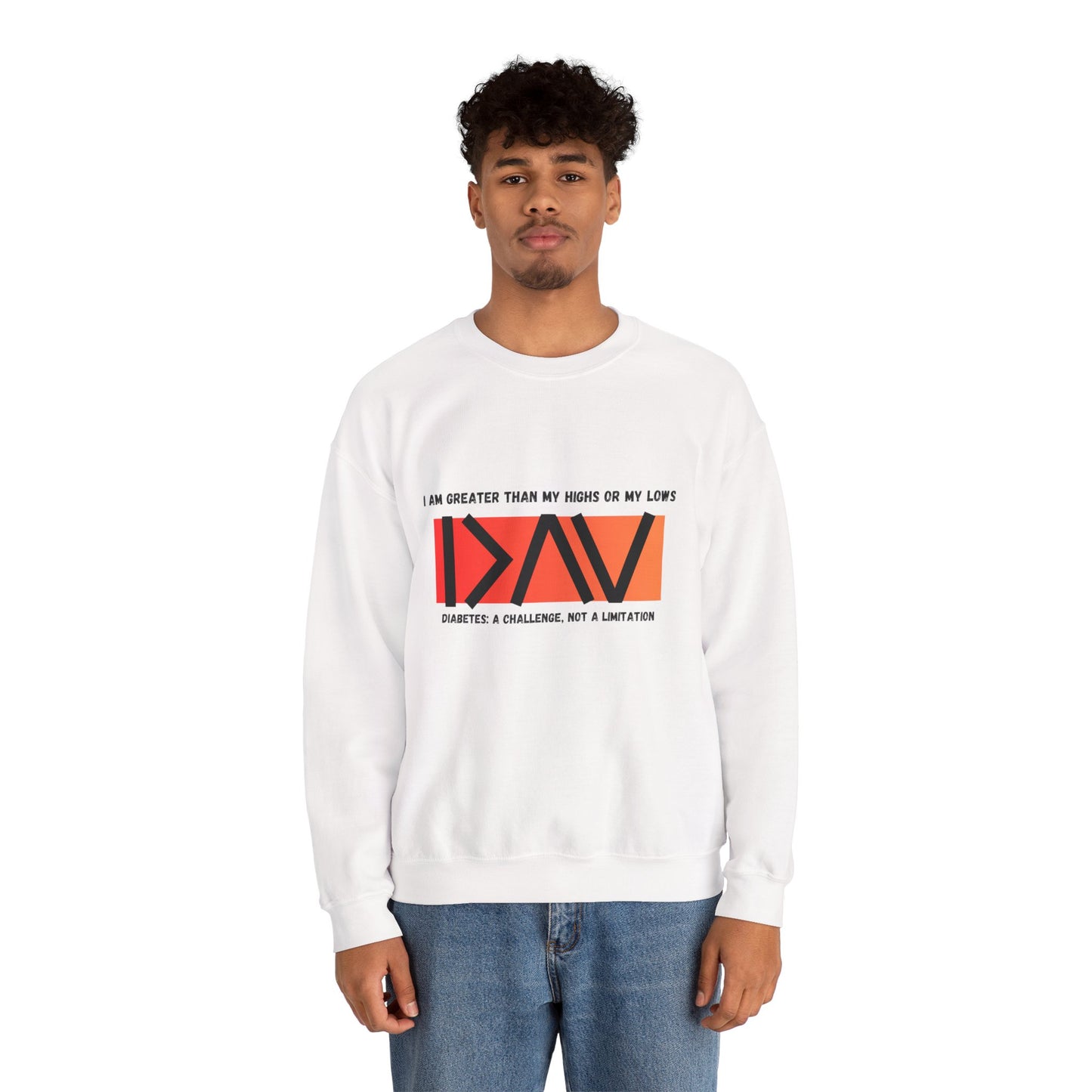 Greater than (Orange) - Unisex Sweatshirt