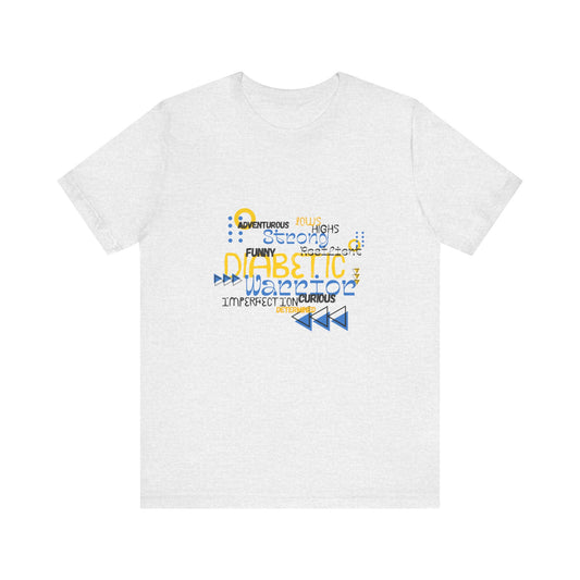 The Diabuddies Store Uplifted & Unleashed - Unisex Tee Uplifted & Unleashed - Unisex Tee: Embrace your strength, defy the odds. The "Uplifted & Unleashed" tee is more than just a shirt; it's a vibrant testament to the diabetic warrior within. Adorned with