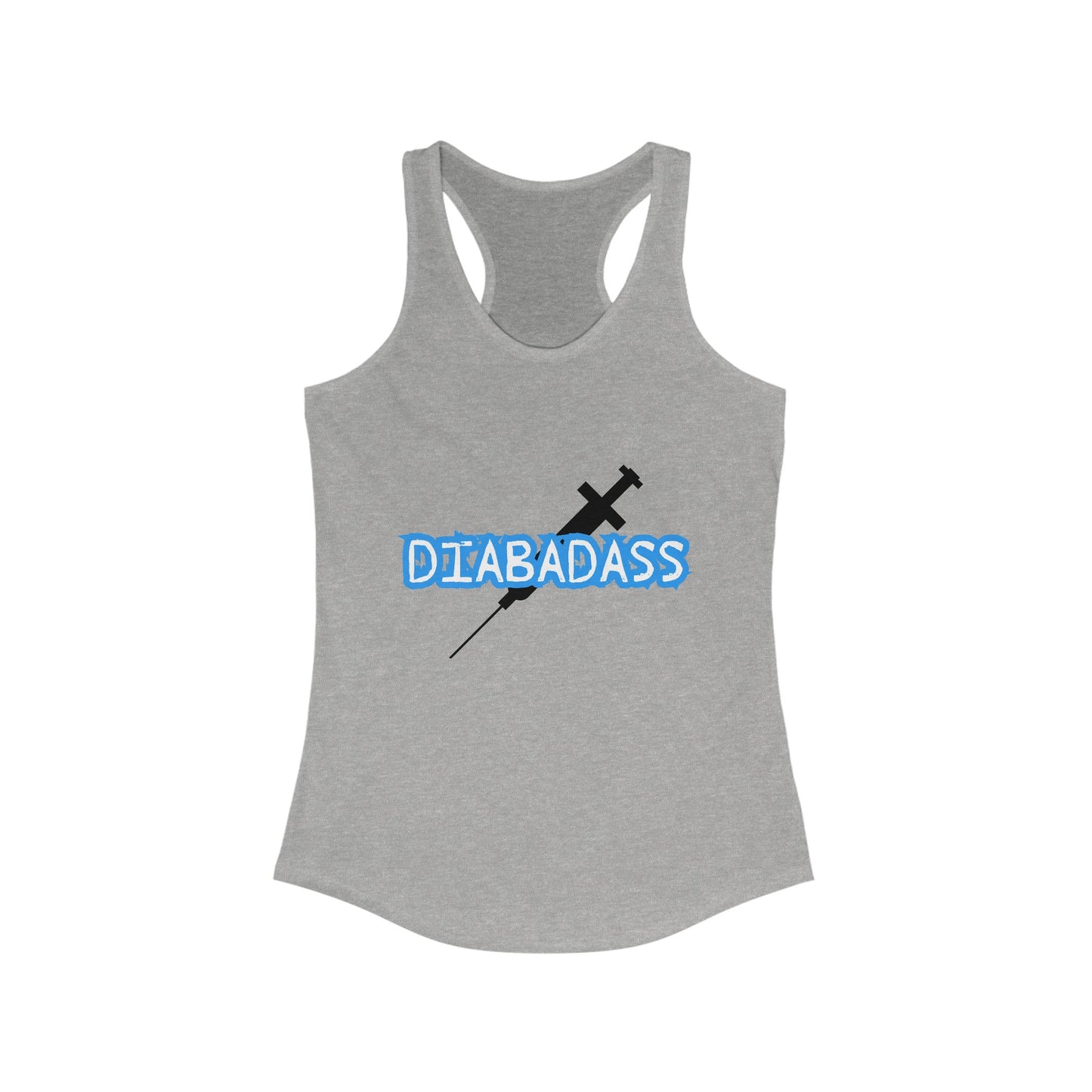 Diabetes Awareness, Diabadass - Racerback Tank The Diabuddies Store Tank Tops $19.96