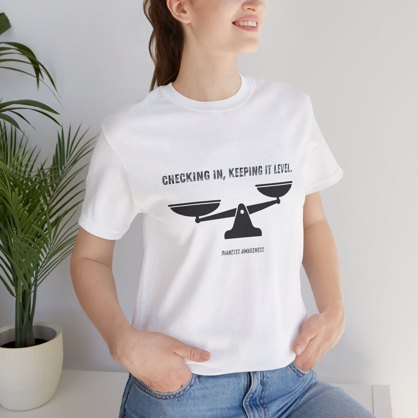 Checking In, Keeping it Level - Unisex Tee The Diabuddies Store T-Shirts $22.50