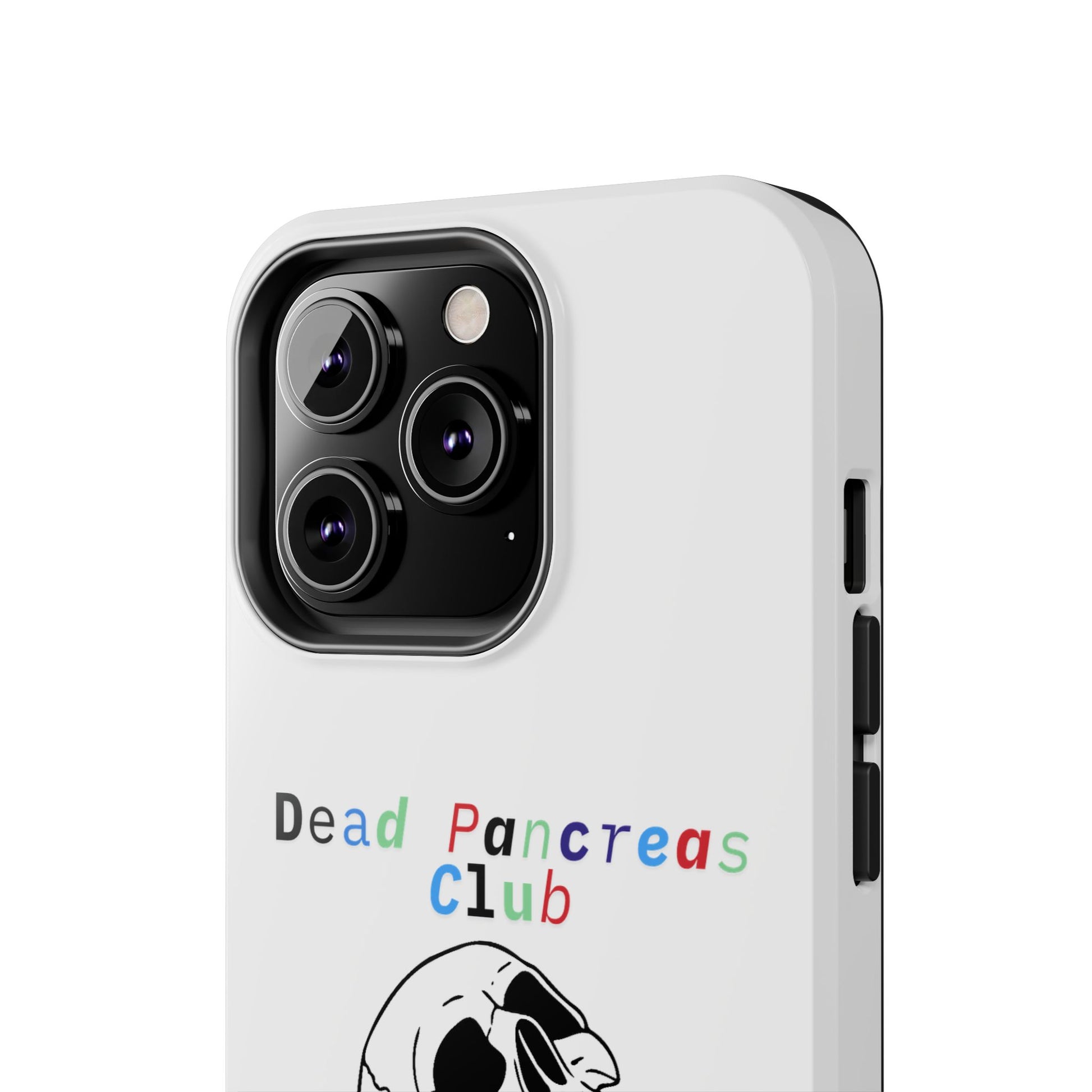 Skull & Flowers Dead Pancreas Club - Phone Case The Diabuddies Store Mobile Phone Cases $18.23