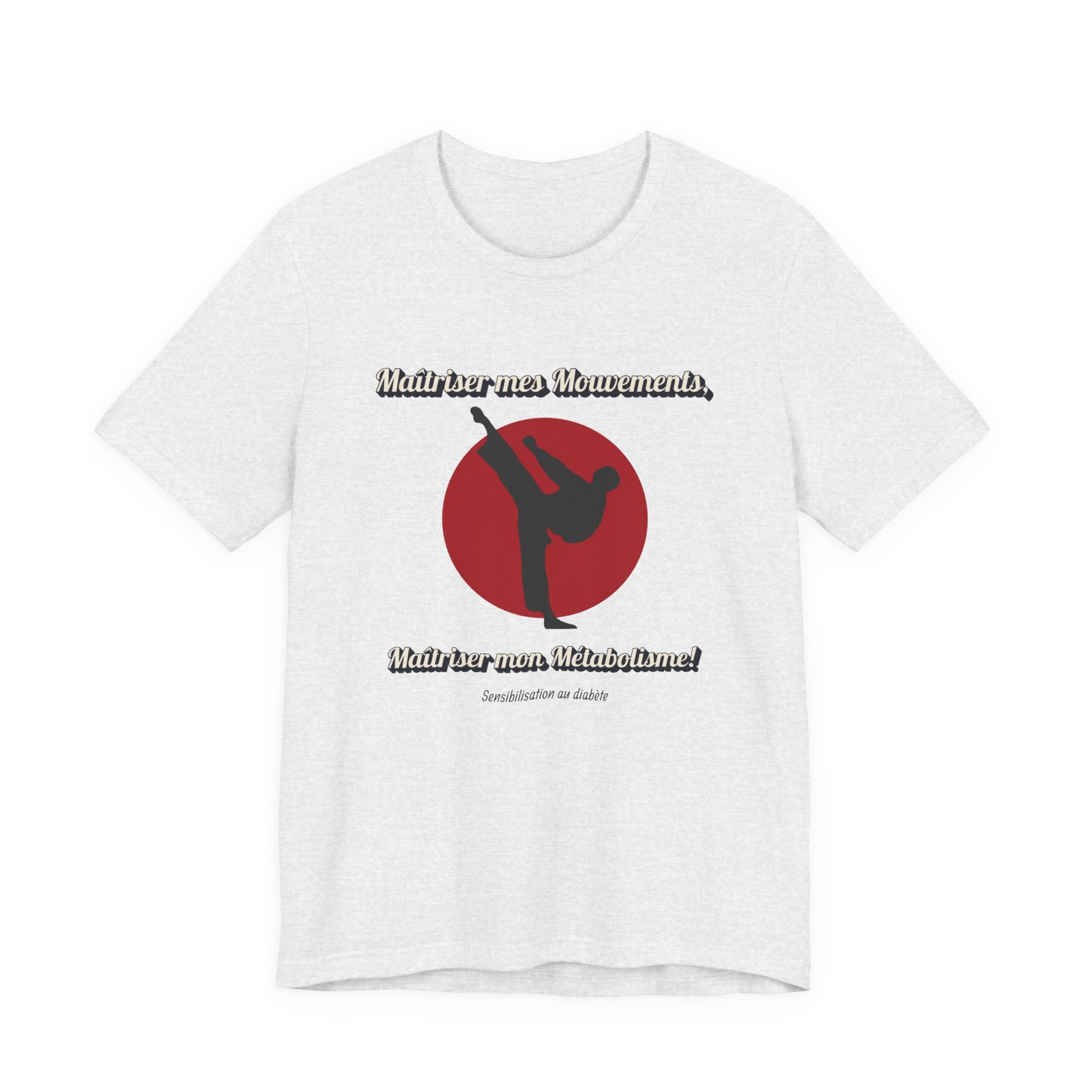 Diabetes & Karate (French) - Unisex Tee The Diabuddies Store T-Shirts $30.27