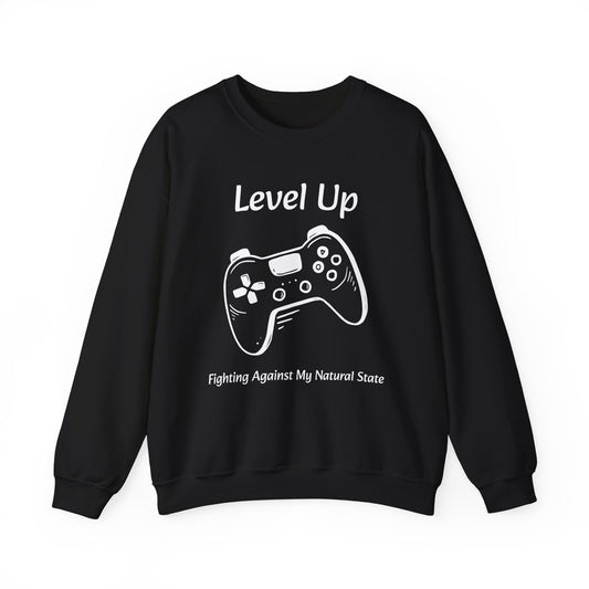 Level Up (Gaming Remote Control) - Unisex Sweatshirt The Diabuddies Store Sweatshirts $32.95