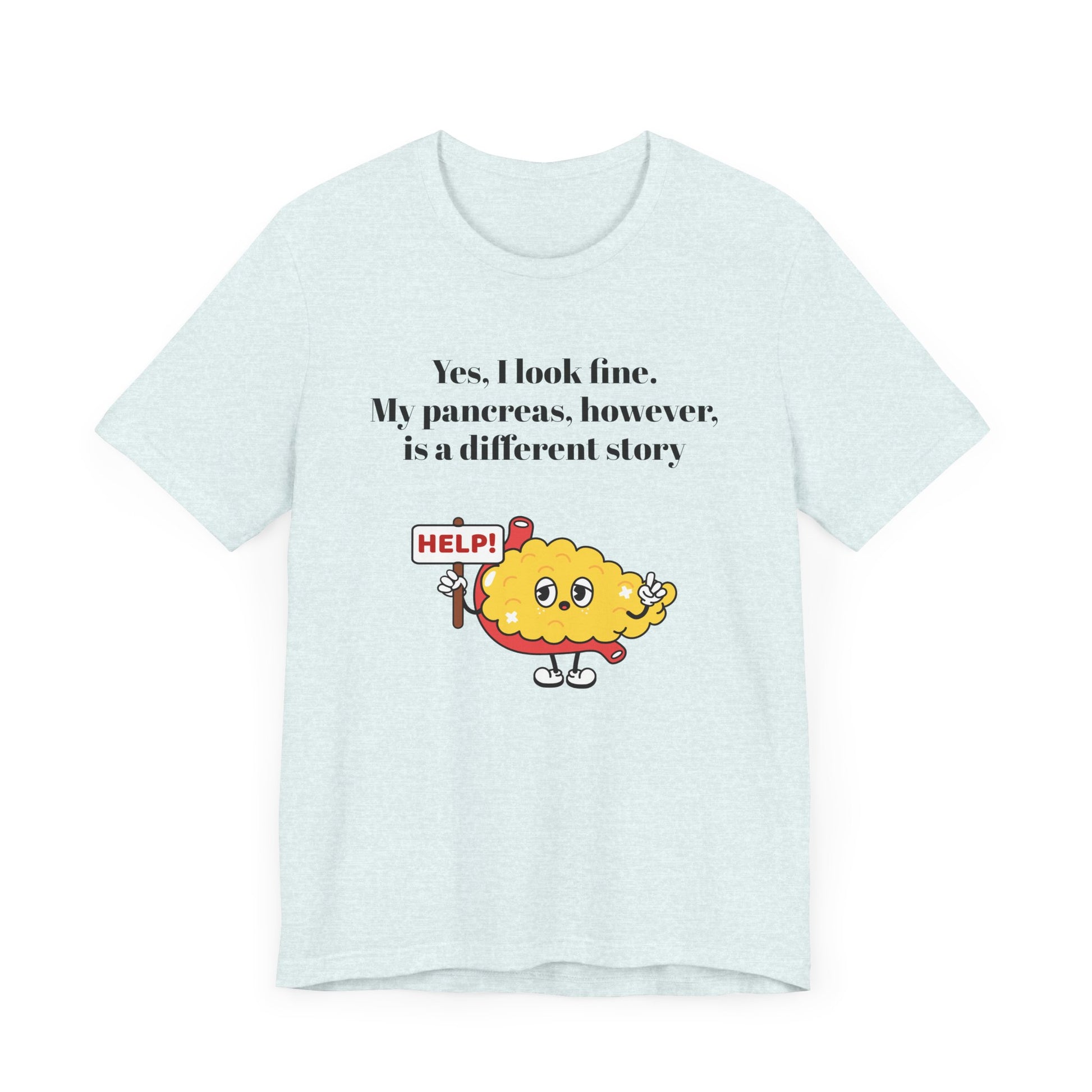 I'm Fine, Not my Pancreas - Unisex Tee The Diabuddies Store T-Shirts $24.25