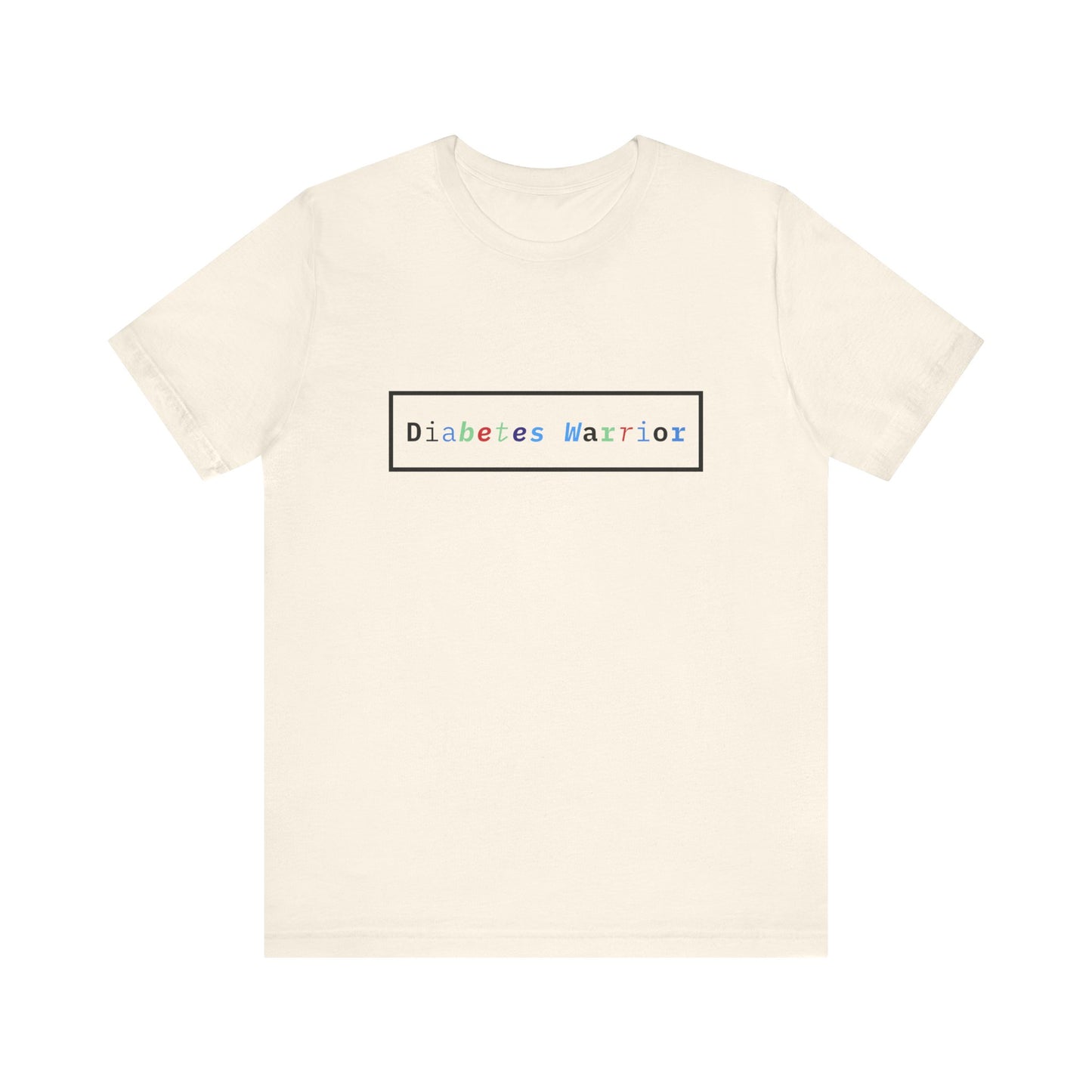 The Diabuddies Store Colorful Diabetes Warrior - Unisex Tee Colorful Diabetes Warrior - Unisex Tee: Offers a comfortable and stylish option for those who appreciate unique designs and supporting Diabetes Awareness. T-Shirts $24.25