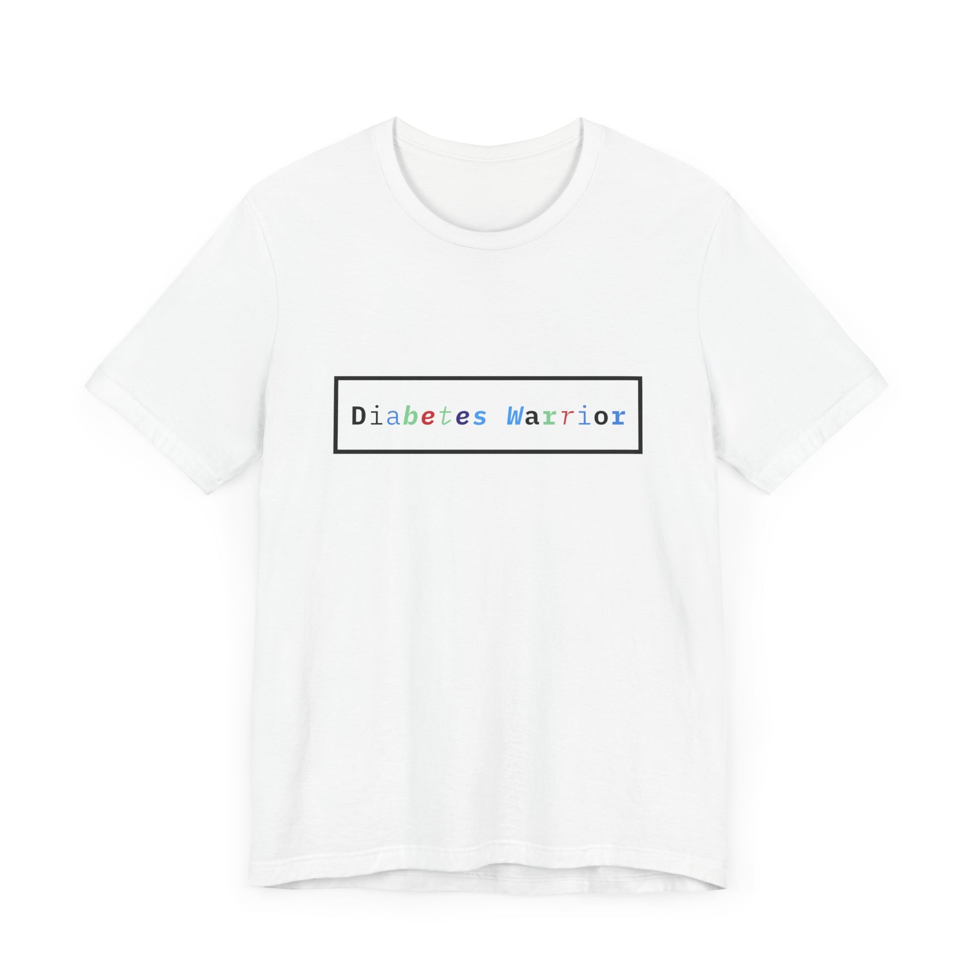 The Diabuddies Store Colorful Diabetes Warrior - Unisex Tee Colorful Diabetes Warrior - Unisex Tee: Offers a comfortable and stylish option for those who appreciate unique designs and supporting Diabetes Awareness. T-Shirts $24.25