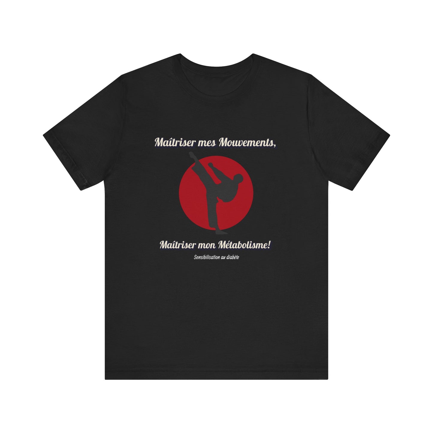 Diabetes & Karate (French) - Unisex Tee The Diabuddies Store T-Shirts $22.50