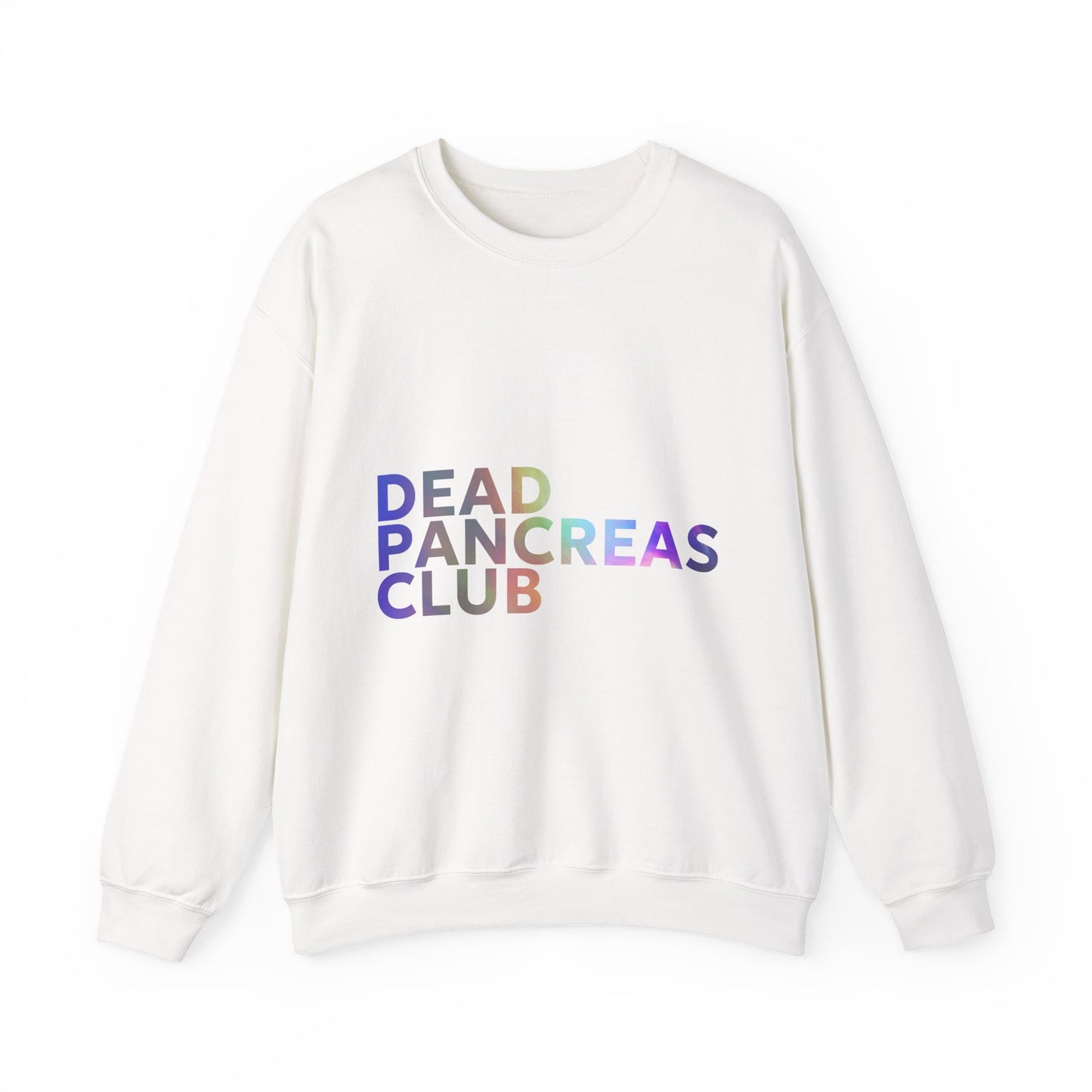 Dead Pancreas Club (Lettering) - Unisex Sweatshirt The Diabuddies Store Sweatshirts $29.49