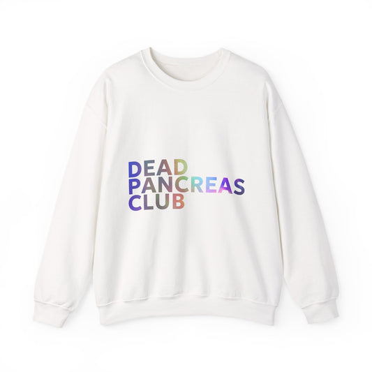 Dead Pancreas Club (Lettering) - Unisex Sweatshirt The Diabuddies Store Sweatshirts $29.49