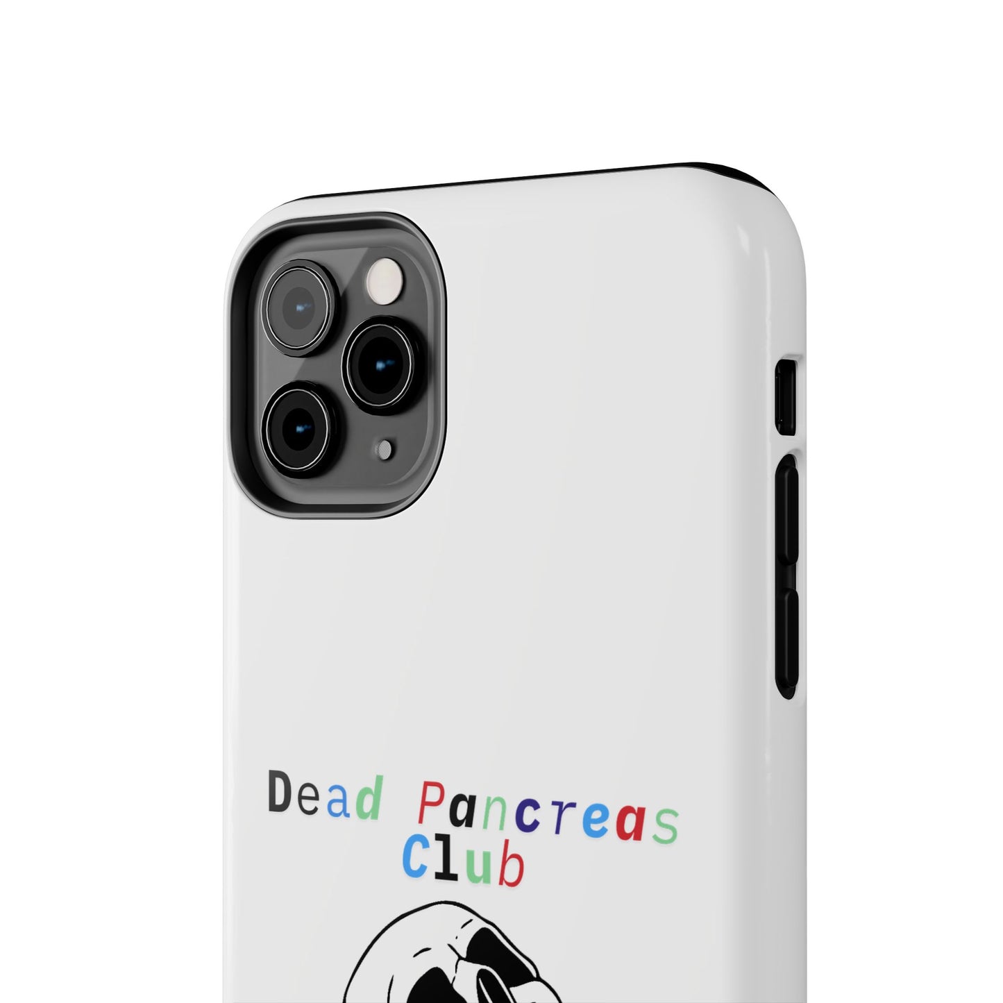 Skull & Flowers Dead Pancreas Club - Phone Case The Diabuddies Store Mobile Phone Cases $18.23