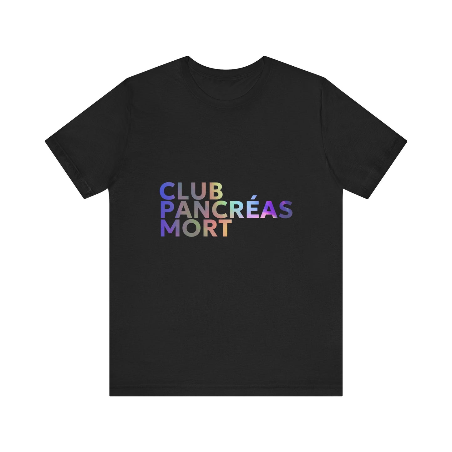 Rainbow Dead Pancreas Club (French) Unisex Tee The Diabuddies Store T-Shirts $22.38