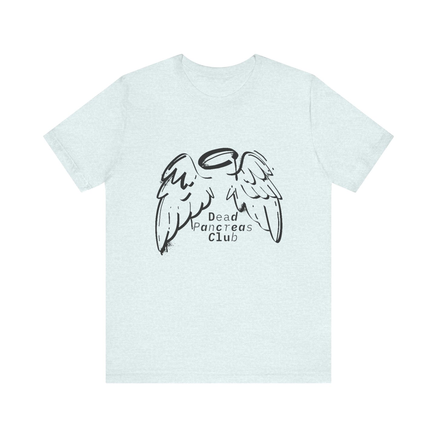 Dead Pancreas Club (Angel wings) - Unisex Tee The Diabuddies Store T-Shirts $24.73