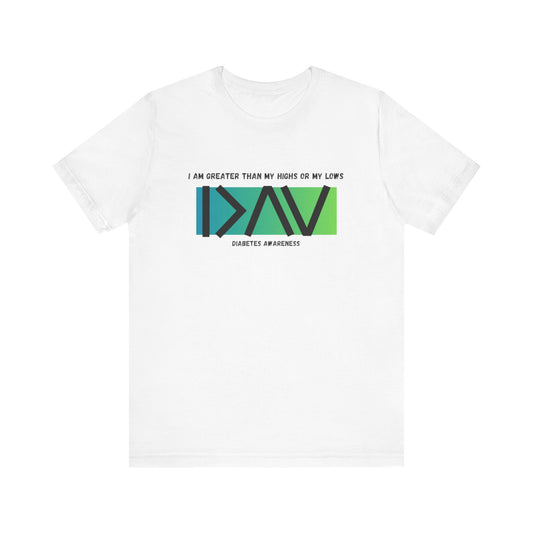 Unisex Jersey Short Sleeve Tee - I am greater than (green)