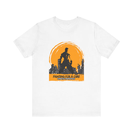 The Diabuddies Store Fighting for a Cure - Unisex Tee Fighting for a Cure - Unisex Tee: Make a statement that matters with this Unisex Tee. This comfortable and versatile shirt is a powerful way to raise awareness and spark conversations. Wear it proudly
