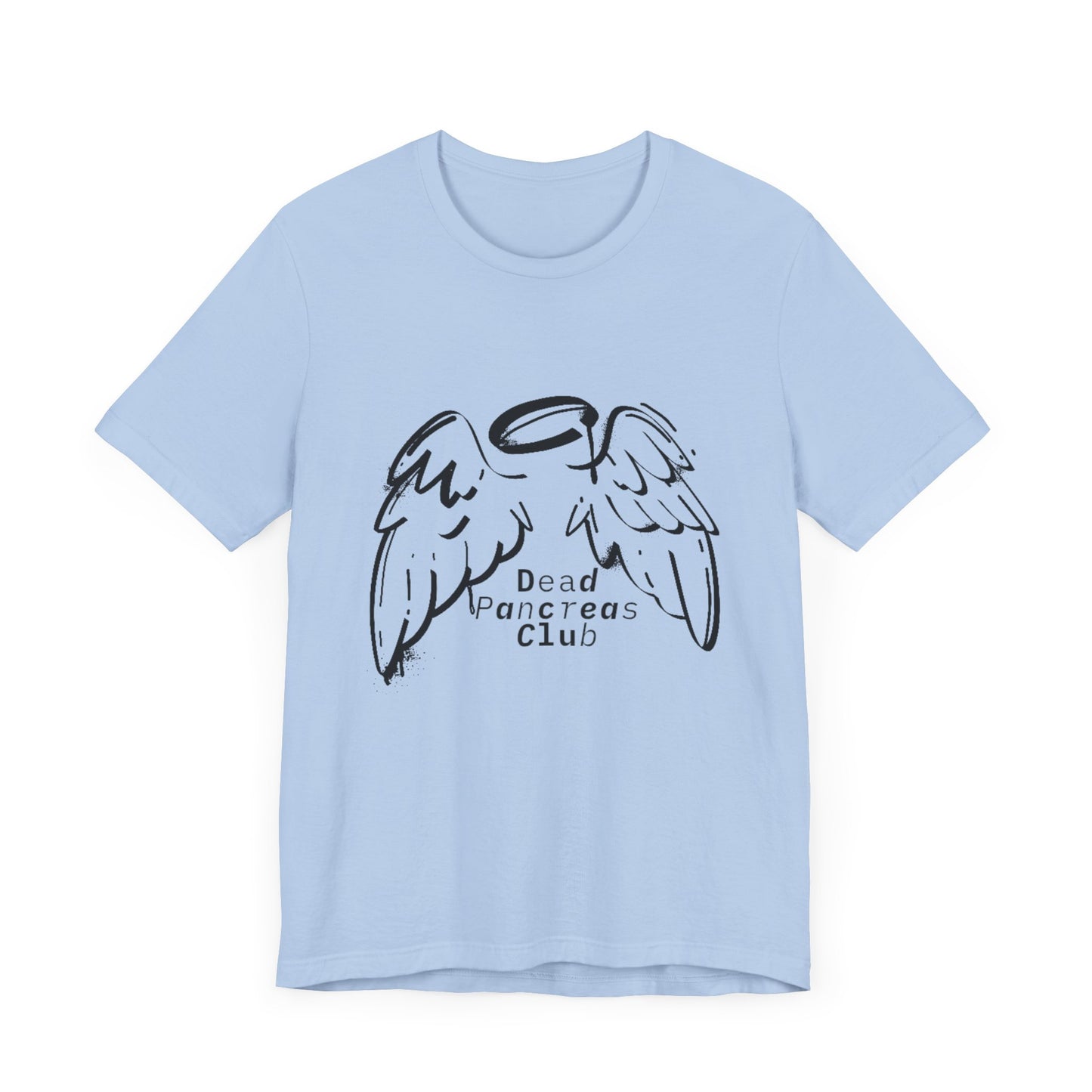 Dead Pancreas Club (Angel wings) - Unisex Tee The Diabuddies Store T-Shirts $24.25