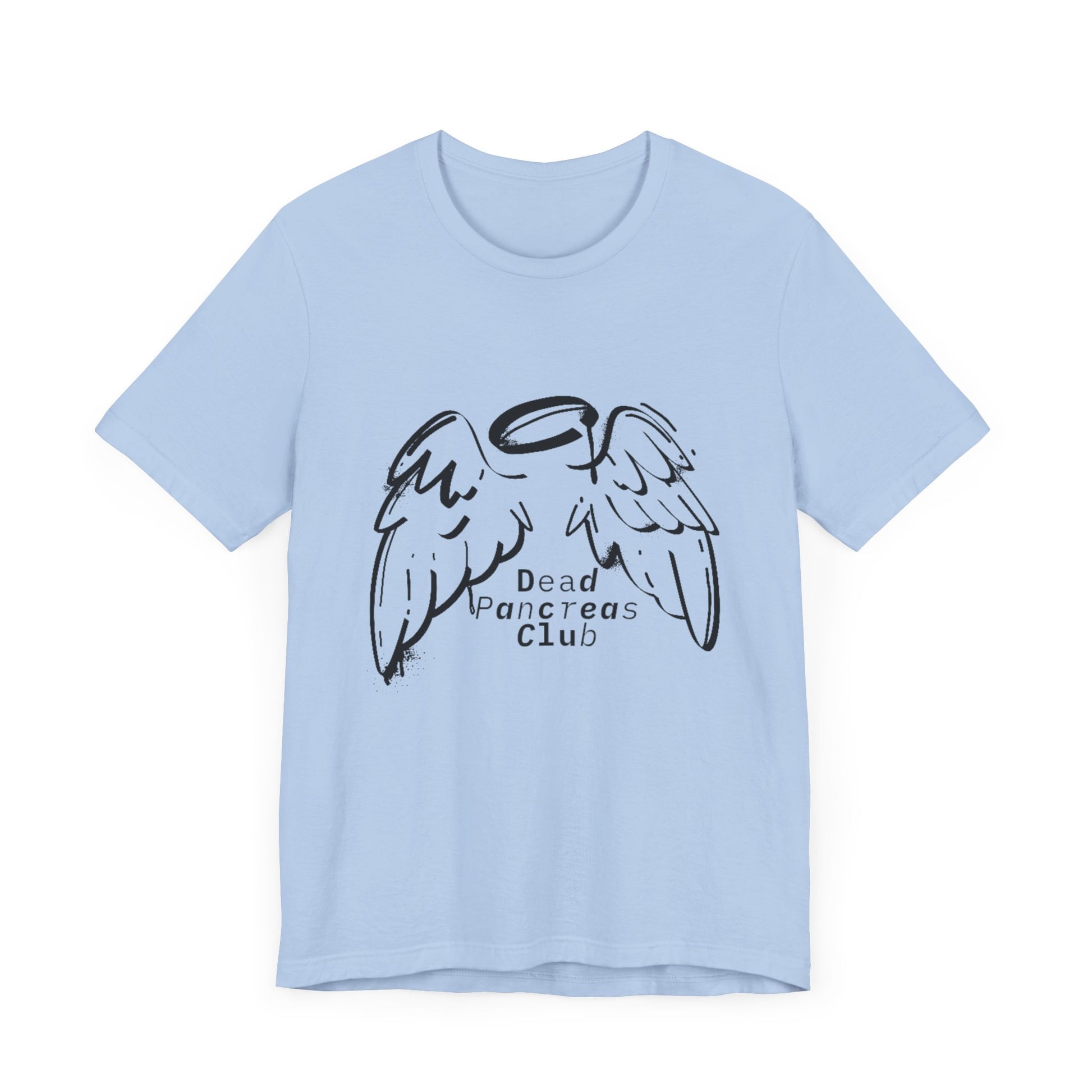 Dead Pancreas Club (Angel wings) - Unisex Tee The Diabuddies Store T-Shirts $24.25