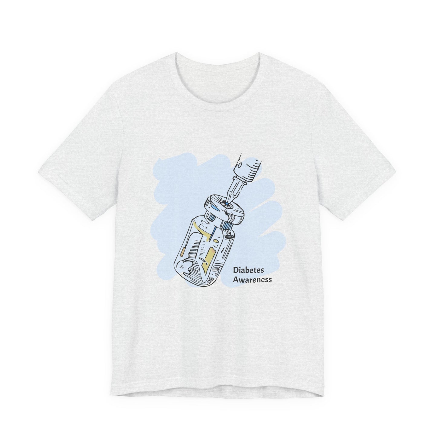 Insulin Vial Diabetes Awareness Unisex Tee The Diabuddies Store T-Shirts $22.50