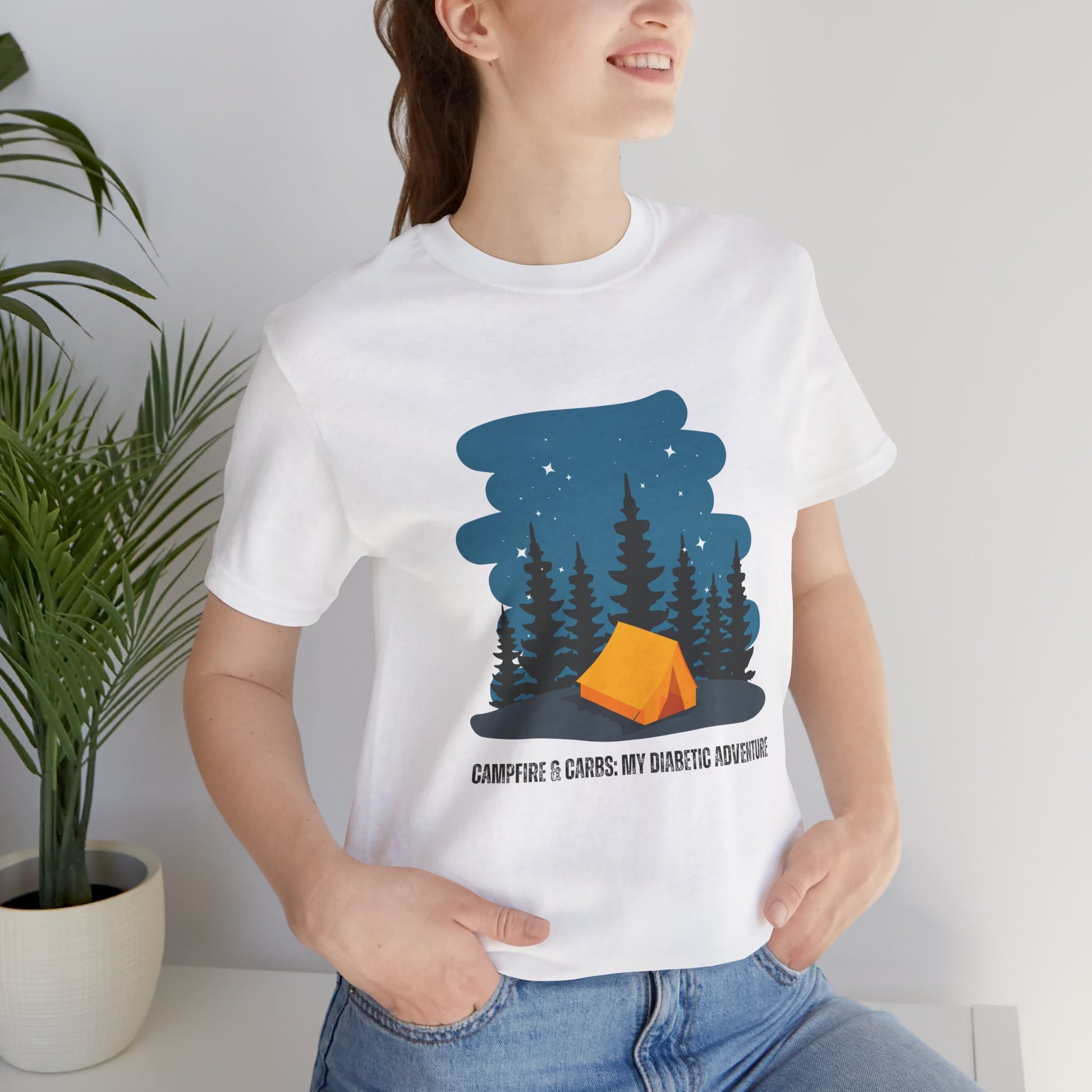 Campfire & Carbs! - Unisex Tee The Diabuddies Store T-Shirts $22.50