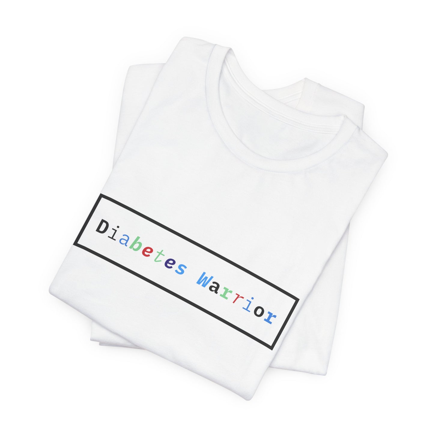 The Diabuddies Store Colorful Diabetes Warrior - Unisex Tee Colorful Diabetes Warrior - Unisex Tee: Offers a comfortable and stylish option for those who appreciate unique designs and supporting Diabetes Awareness. T-Shirts $24.25