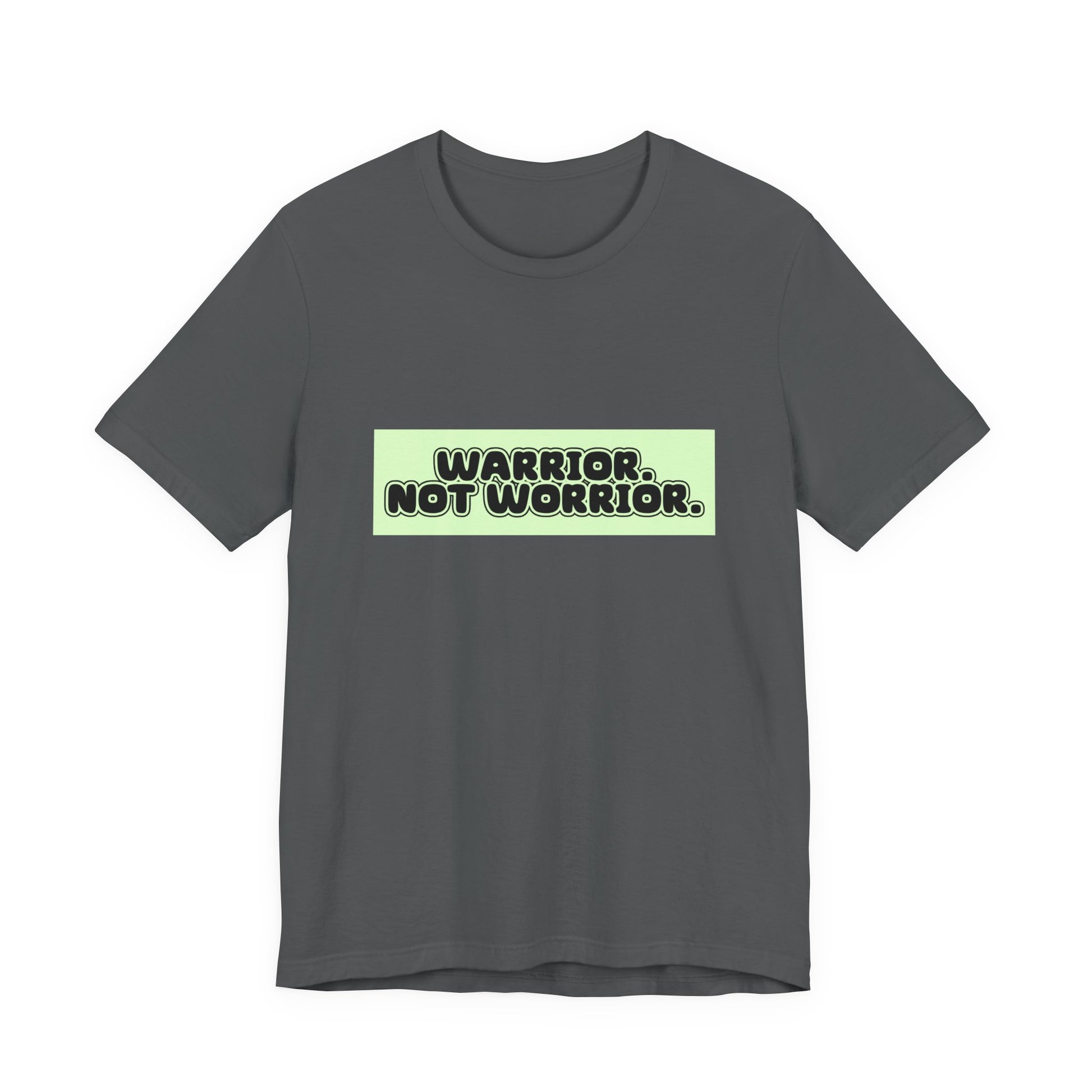 The Diabuddies Store Warrior. Not Worrior. - Unisex Tee Warrior. Not Worrior. - Unisex Tee: For those who face challenges head-on & spell "warrior" right. A clear statement of strength, resilience & sharp detail. T-Shirts $30.27