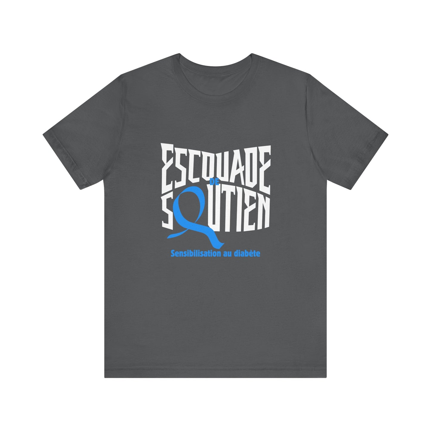 The Diabuddies Store T1D Support Squad (French)- Unisex Tee T1D Support Squad (French)- Unisex Tee: Join the T1D Support Squad! A soft, comfy tee for anyone showing love and solidarity for the T1D warrior in their life. T-Shirt Awareness clothing,Casual W