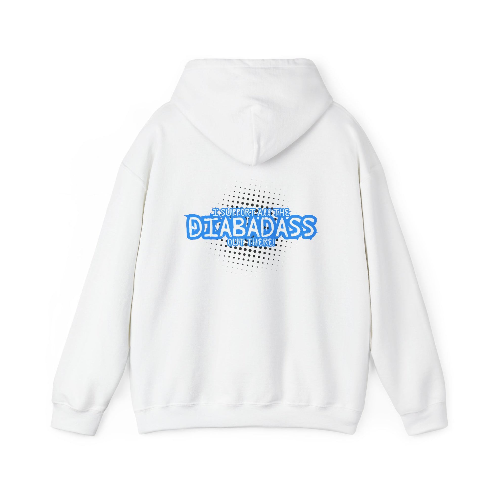I Support All the Diabadass out there! - Unisex Hoodie The Diabuddies Store Hoodies $32.41