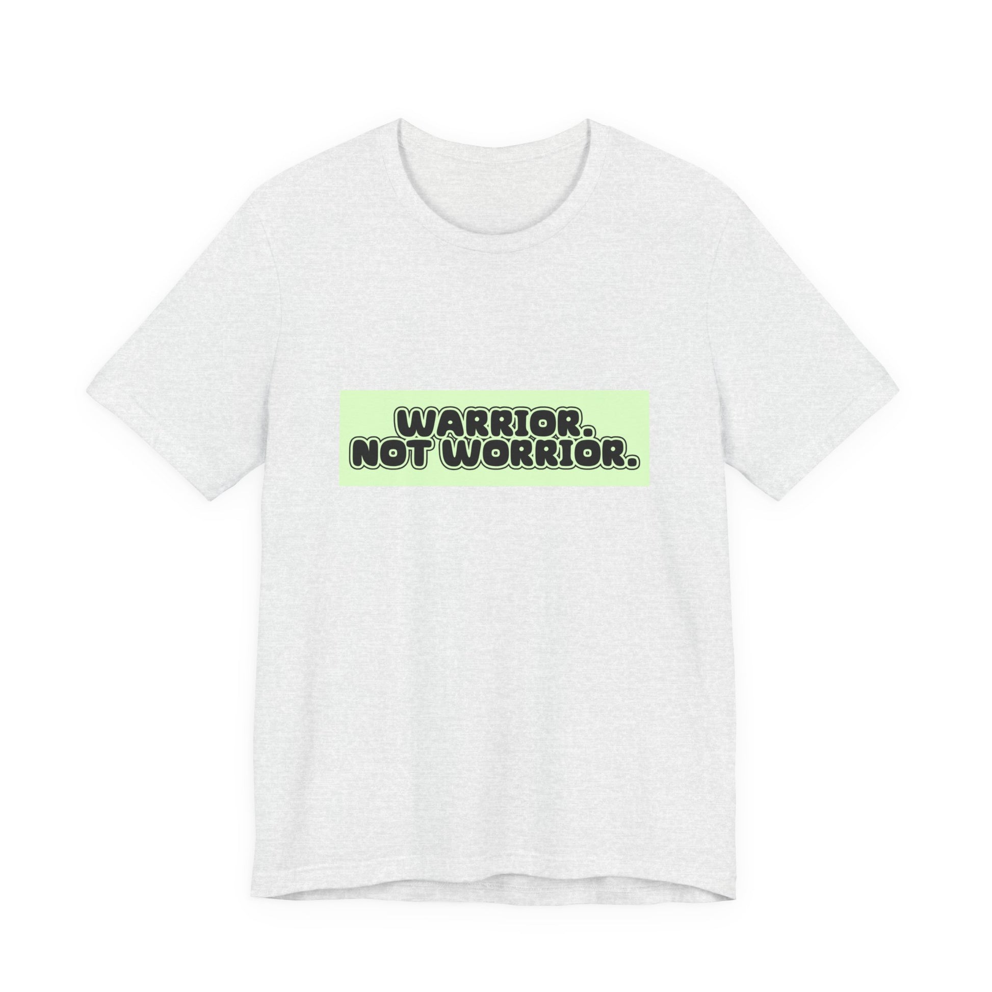 The Diabuddies Store Warrior. Not Worrior. - Unisex Tee Warrior. Not Worrior. - Unisex Tee: For those who face challenges head-on & spell "warrior" right. A clear statement of strength, resilience & sharp detail. T-Shirts $30.27
