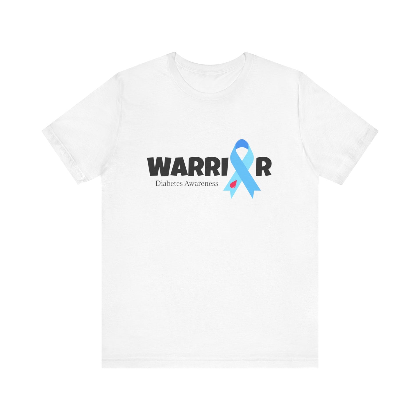 Warrior, Blue Ribbon - Unisex Tee The Diabuddies Store T-Shirts $22.50