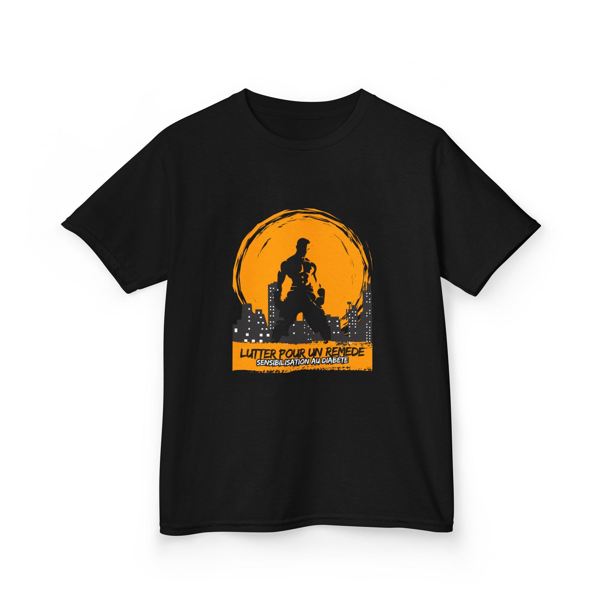 The Diabuddies Store Fighting for a Cure (French) - Kids Tee Fighting for a Cure (French) - Kids Tee: This soft, comfy tee is for the little fighter in your life. Featuring the phrase "Lutter pour un remède" (Fighting for a Cure) in French, it's a powerfu