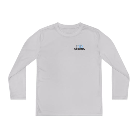 The Diabuddies Store T1D Strong - Long-sleeved Youth Tee Let them wear their strength! The T1D Strong - Long-sleeved Youth Tee is a soft, breathable cotton shirt for kids to show their resilience and raise awareness. Kids clothes Active Lifestyle,Casual W