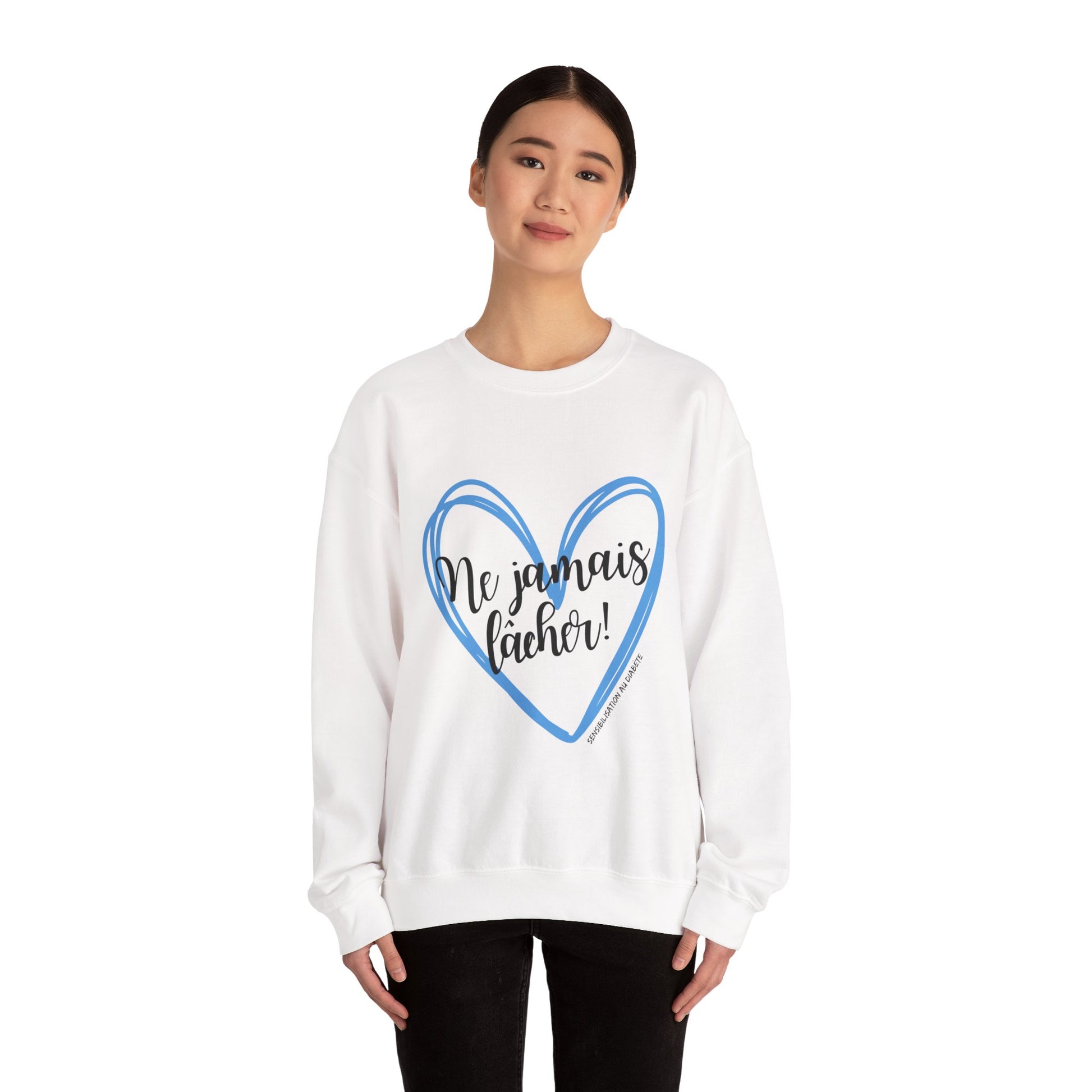 The Diabuddies Store Never Give Up French - Unisex Sweatshirt Never Give Up French - Unisex Sweatshirt: Help bring awareness to diabetes. some battles are fought within, and this sweatshirt is a testament to your strength. $30.89 Sweatshirts Casual Outfit