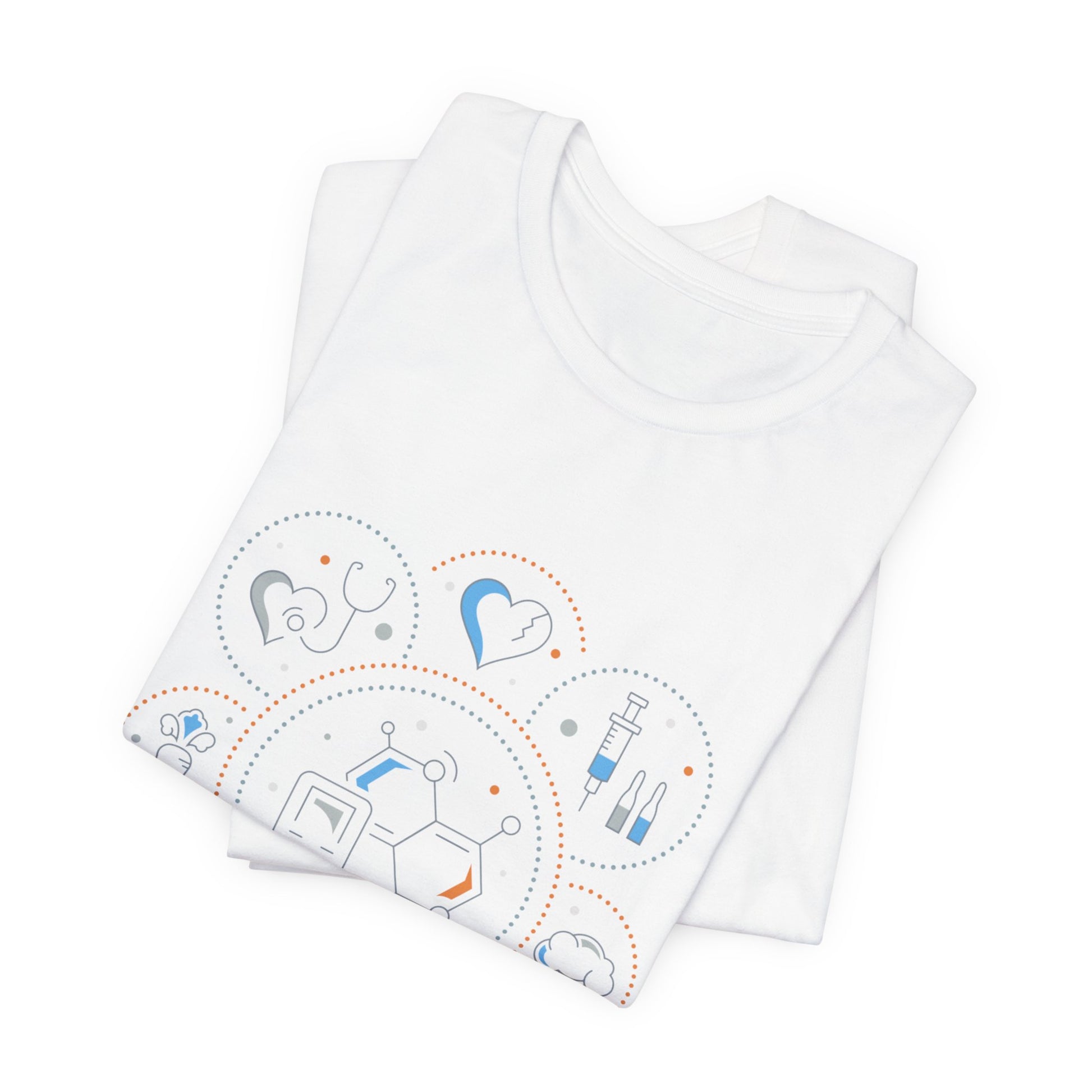 Diabetes Awareness Hexagones - Unisex Tee The Diabuddies Store T-Shirts $24.25