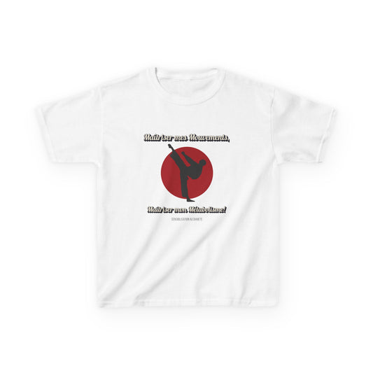 The Diabuddies Store Diabetes & Karate (French) - Kids Tee Diabetes & Karate (French) - Kids Tee: Unleash your inner warrior with our "Diabetes & Karate" kids Tee! This tee features the empowering phrase: "Maîtriser mes mouvements, maîtriser mon métabolis