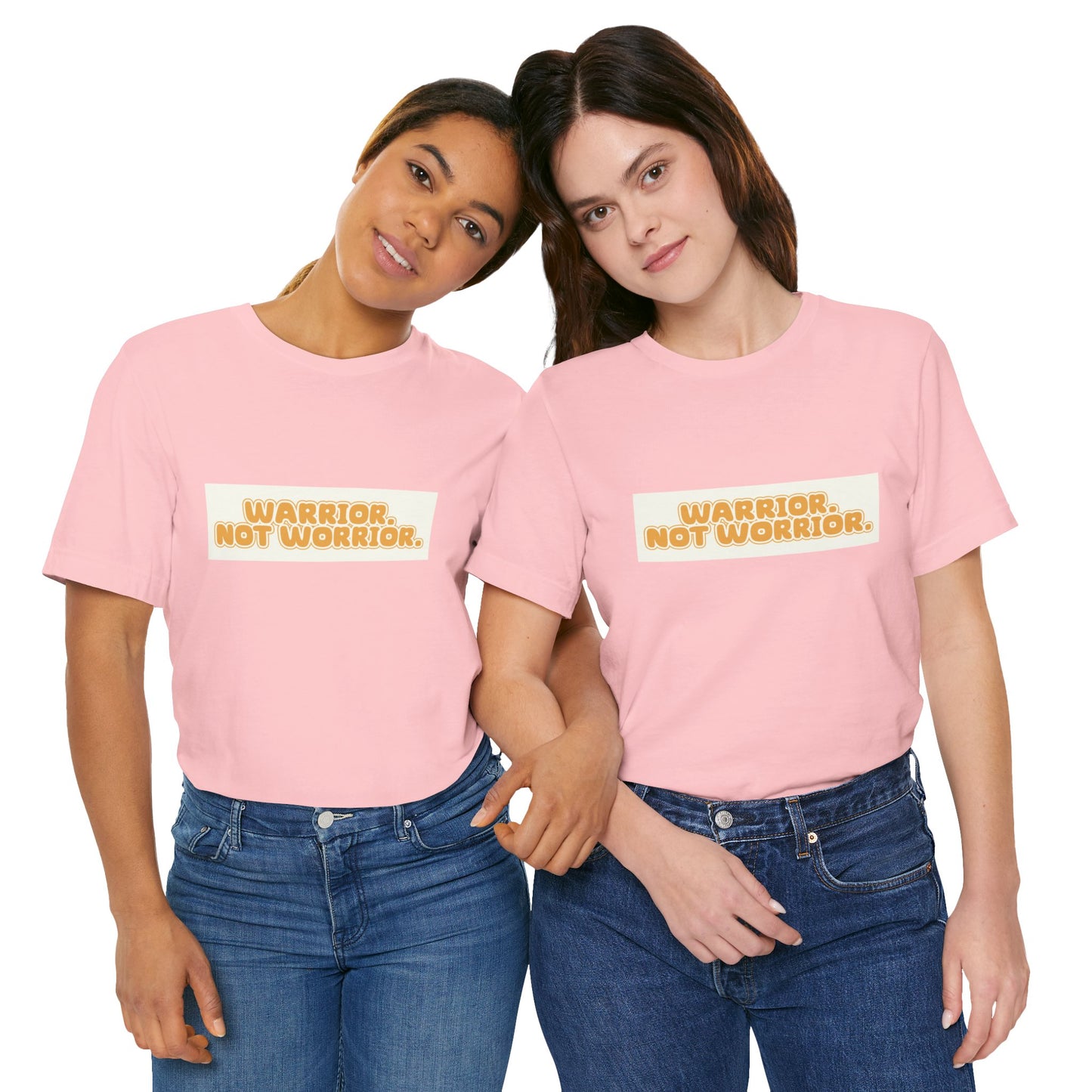 The Diabuddies Store Warrior. Not Worrior. - Unisex Tee Warrior. Not Worrior. - Unisex Tee: For those who face challenges head-on & spell "warrior" right. A clear statement of strength, resilience & sharp detail. T-Shirts $30.27