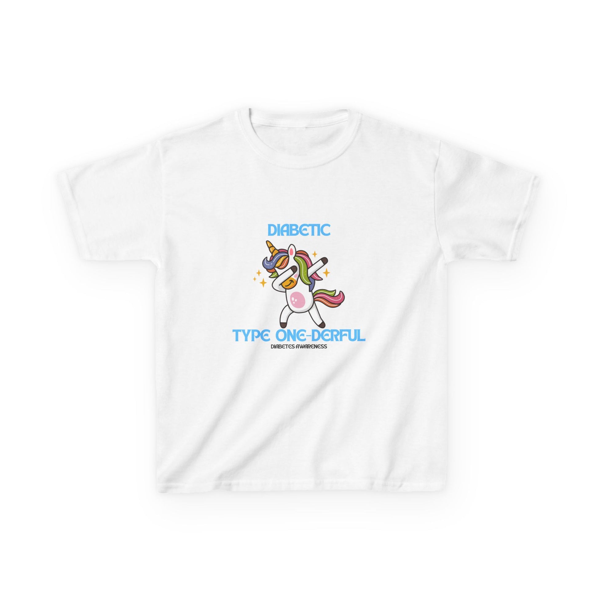 The Diabuddies Store Diabetes Type One-derful - Kids Tee Diabetes Type One-derful - Kids Tee: This Tee is a celebration of strength and uniqueness! Let your child proudly declare their "Type One-derful" spirit with a smile. T-Shirts $17.06