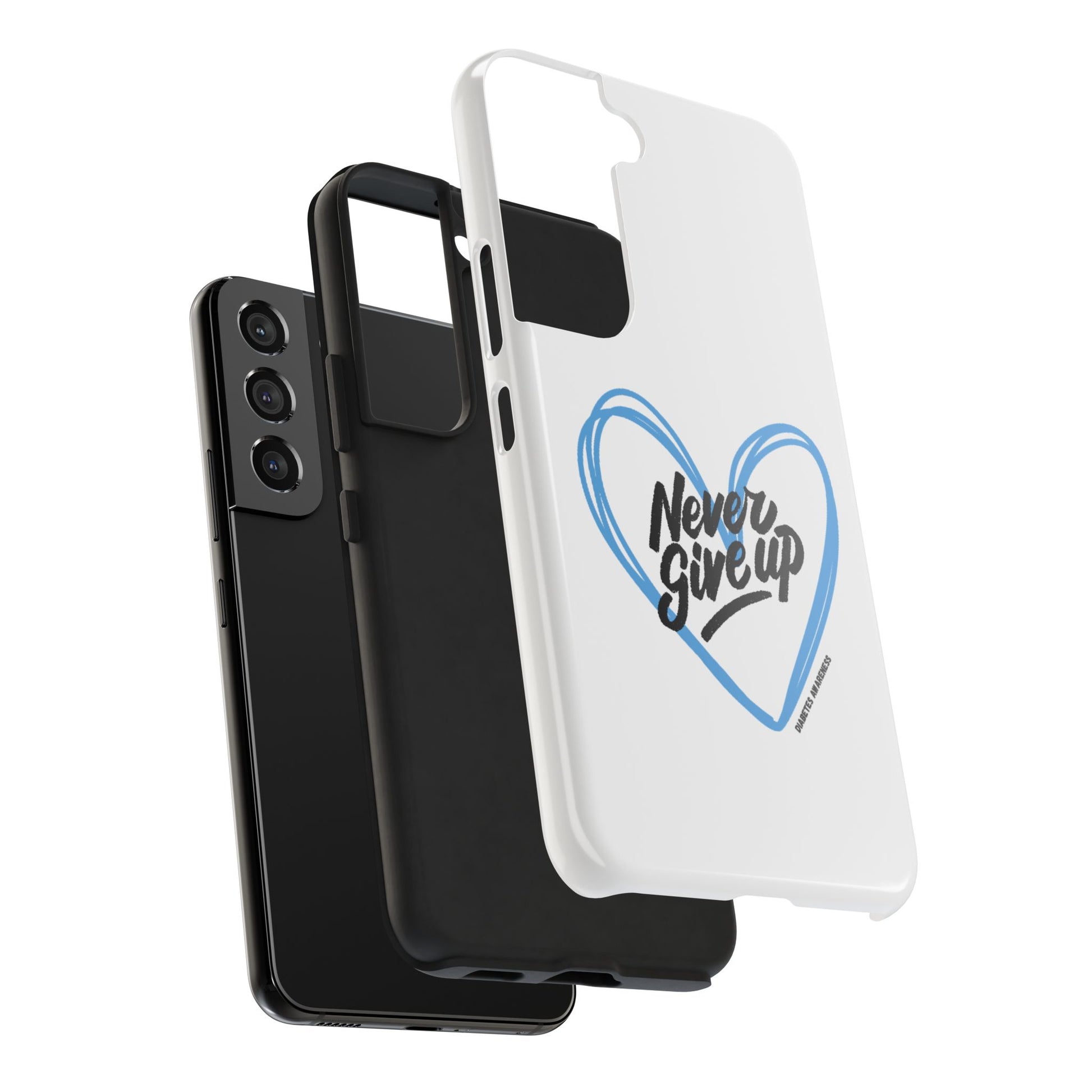 Never Give Up! - Tough Phone Case The Diabuddies Store Mobile Phone Cases $18.23