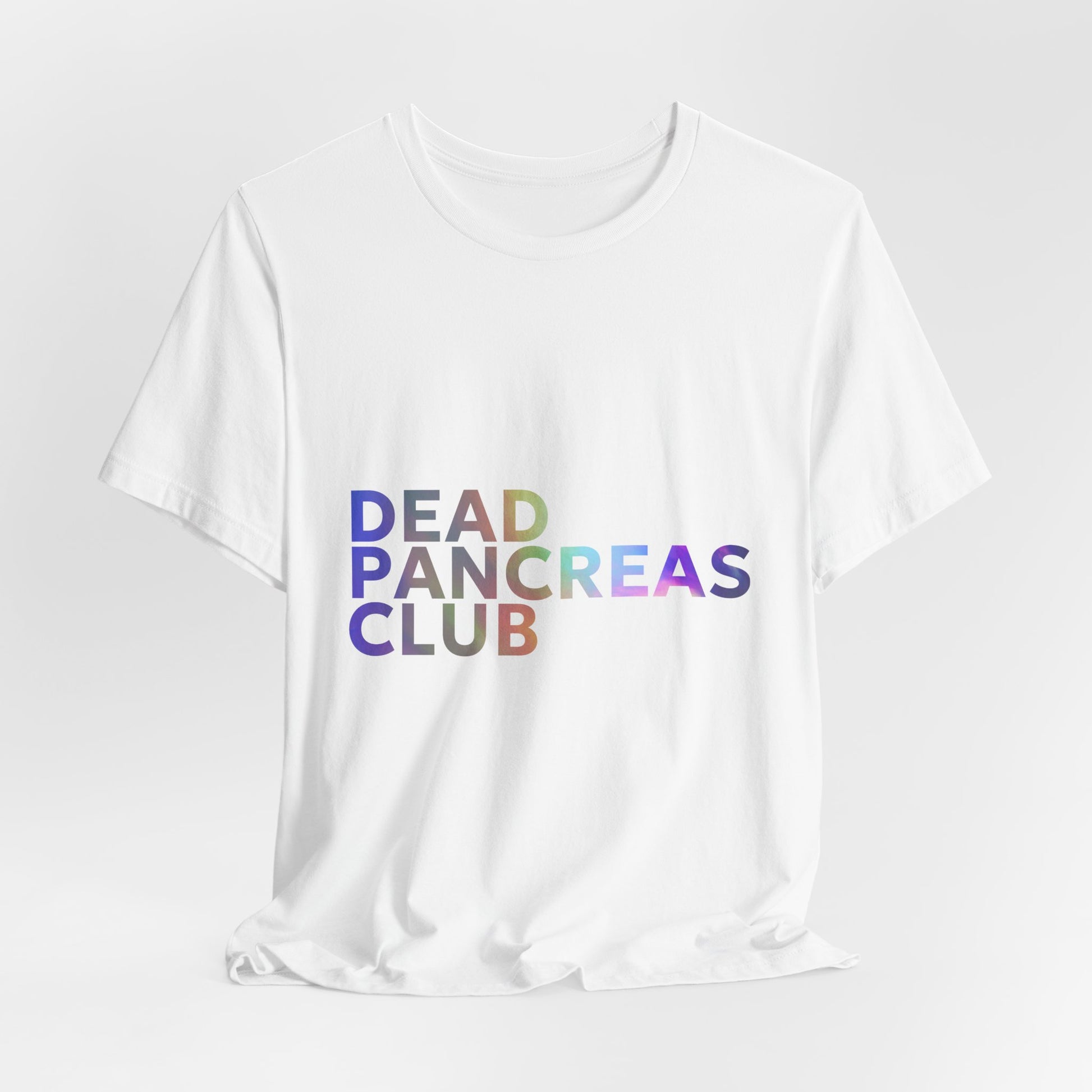 Dead Pancreas Club (Rainbow) - Unisex Tee The Diabuddies Store T-Shirts $24.25