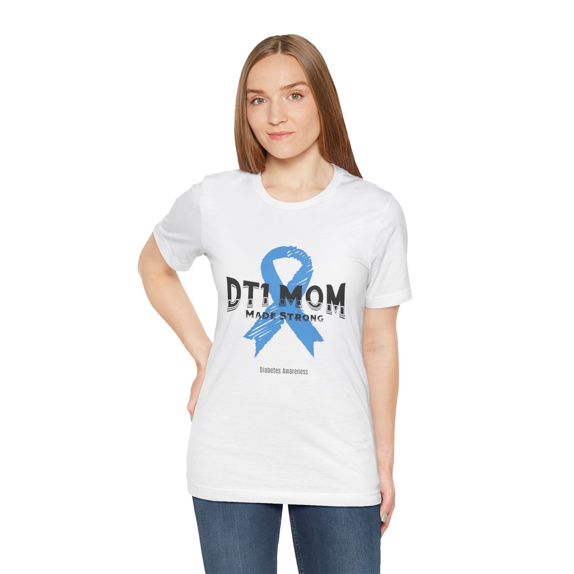 DT1 Mom, Made Strong - Unisex Tee The Diabuddies Store T-Shirts $22.50