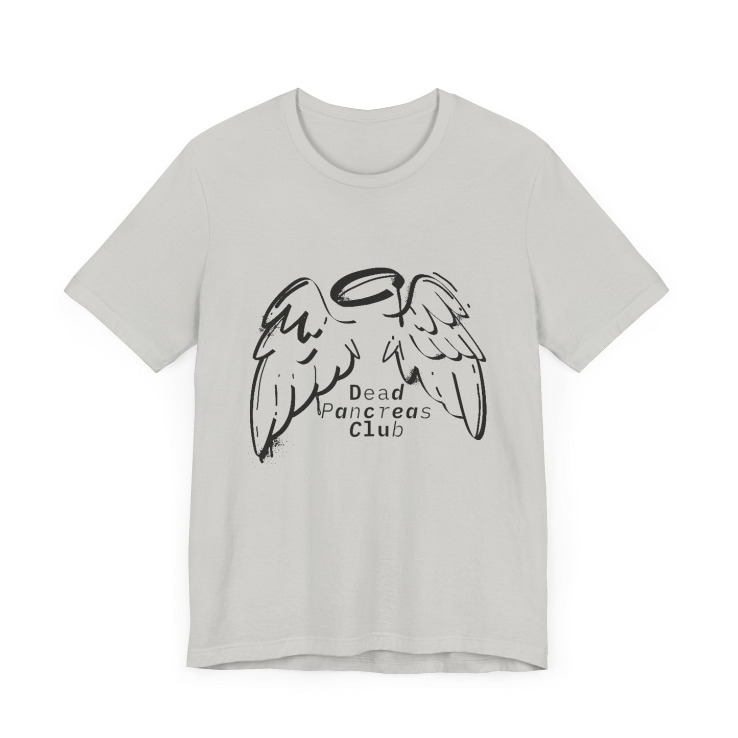 The Diabuddies Store Dead Pancreas Club (Angel Wings) Bundle You are an angel in this fight. Embrace your journey with the "Dead Pancreas Club" T-shirt and Cap bundle, featuring a powerful angel wings design. This isn't just a statement—it's a symbol of s
