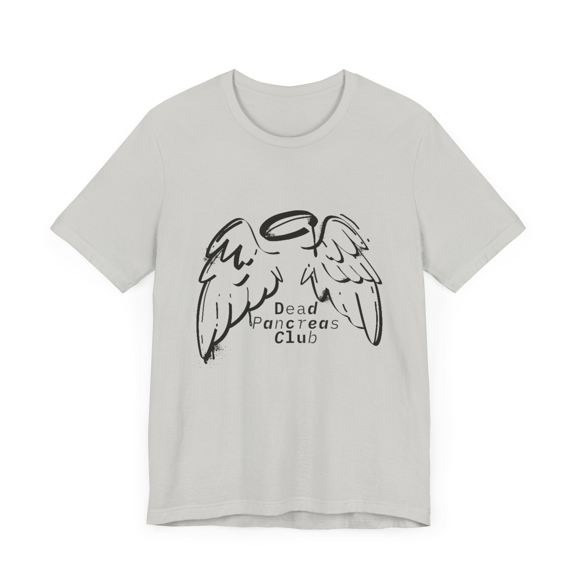 The Diabuddies Store Dead Pancreas Club (Angel Wings) Bundle You are an angel in this fight. Embrace your journey with the "Dead Pancreas Club" T-shirt and Cap bundle, featuring a powerful angel wings design. This isn't just a statement—it's a symbol of s