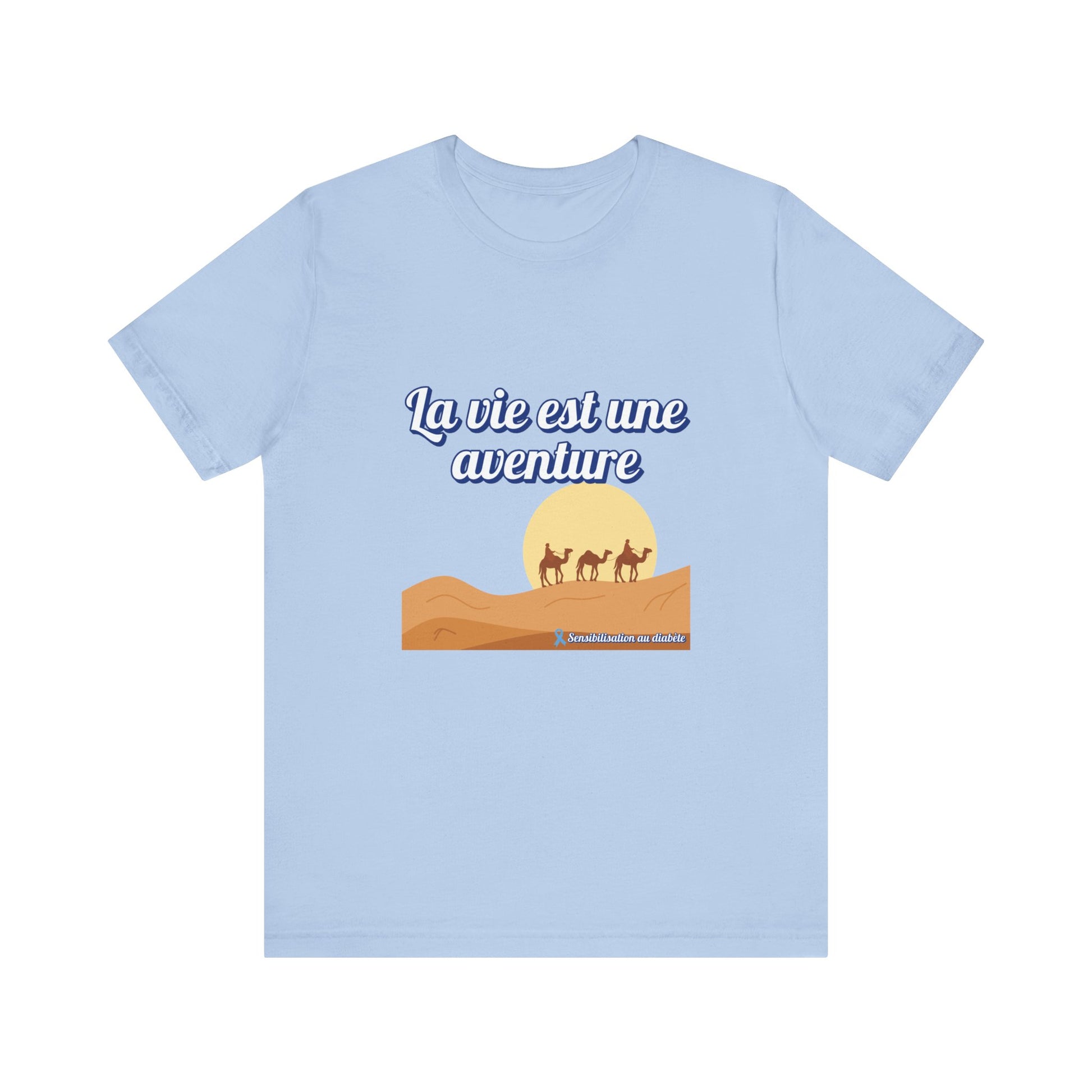 Life is an Adventure (French) - Unisex Tee The Diabuddies Store T-Shirts $30.27