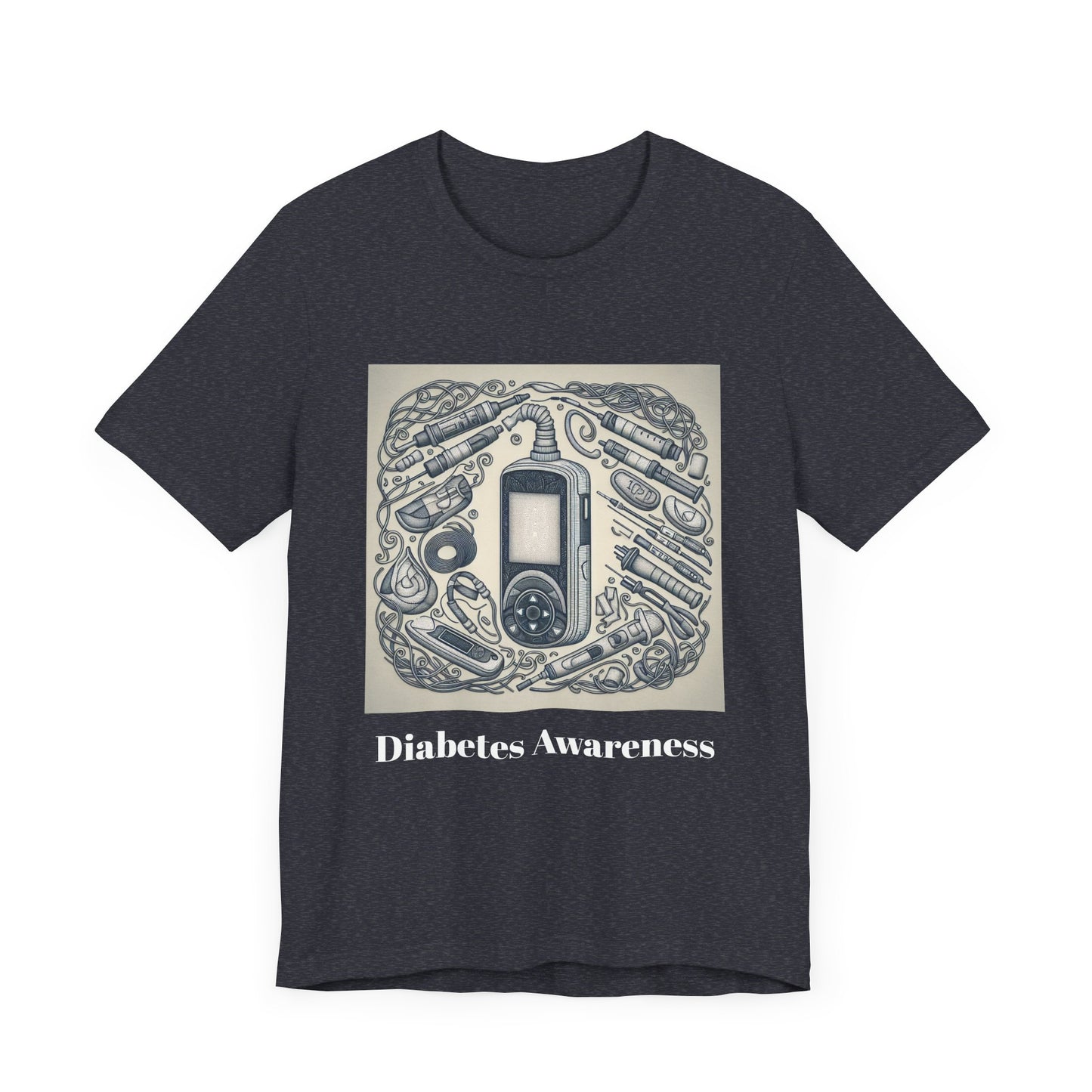 Diabetic Pump Supplies - Unisex Tee The Diabuddies Store T-Shirts $22.38