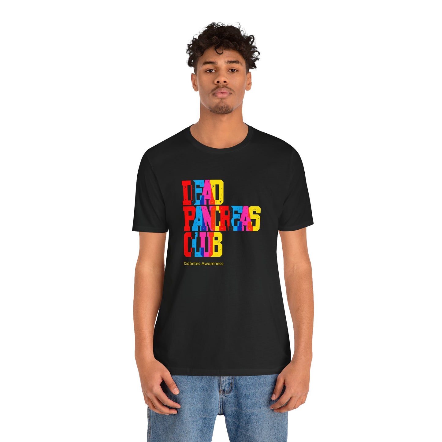 Colorful Dead Pancreas Club - Unisex Tee The Diabuddies Store T-Shirts $22.50