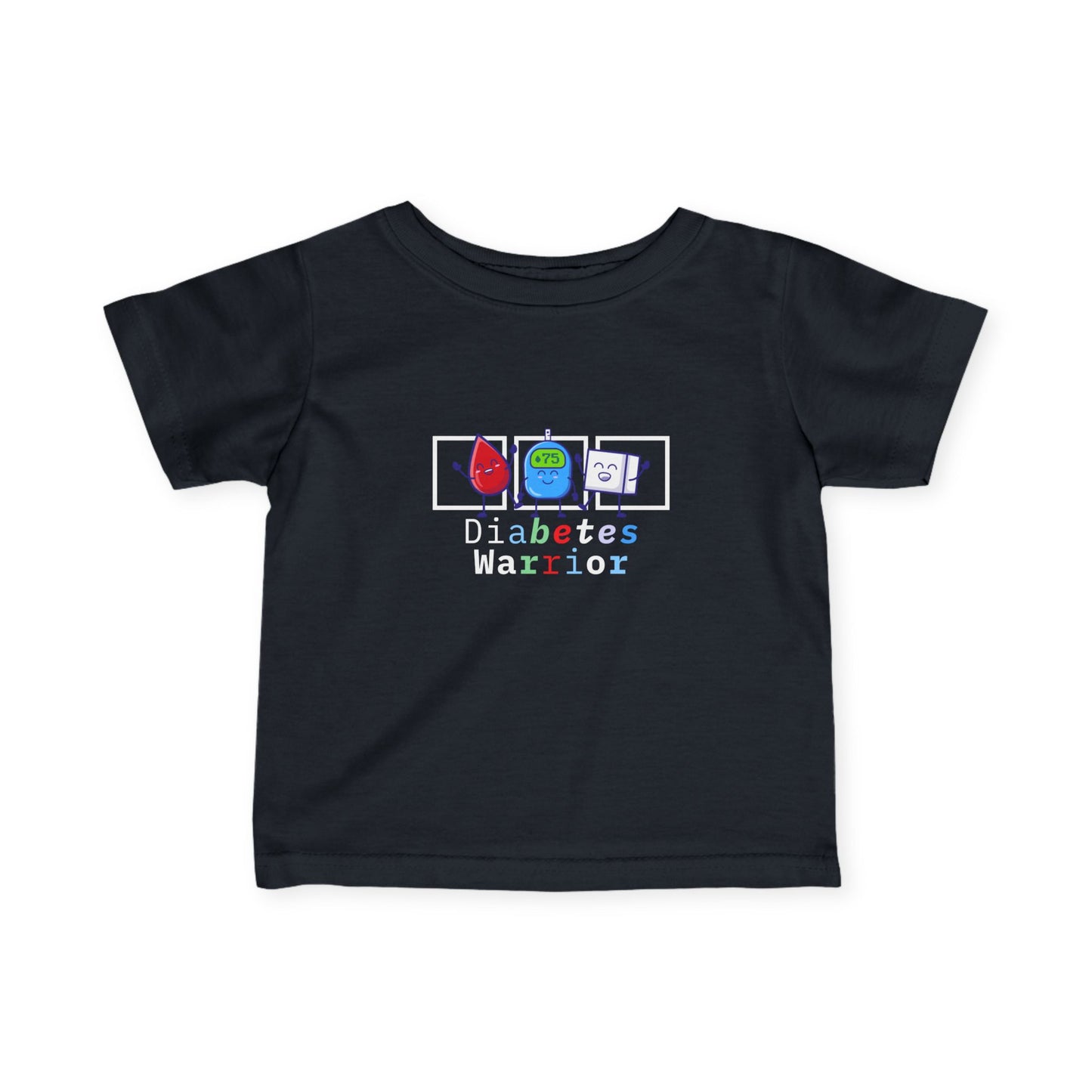 Diabetes Warrior - Infant Tee The Diabuddies Store T-Shirts $16.54